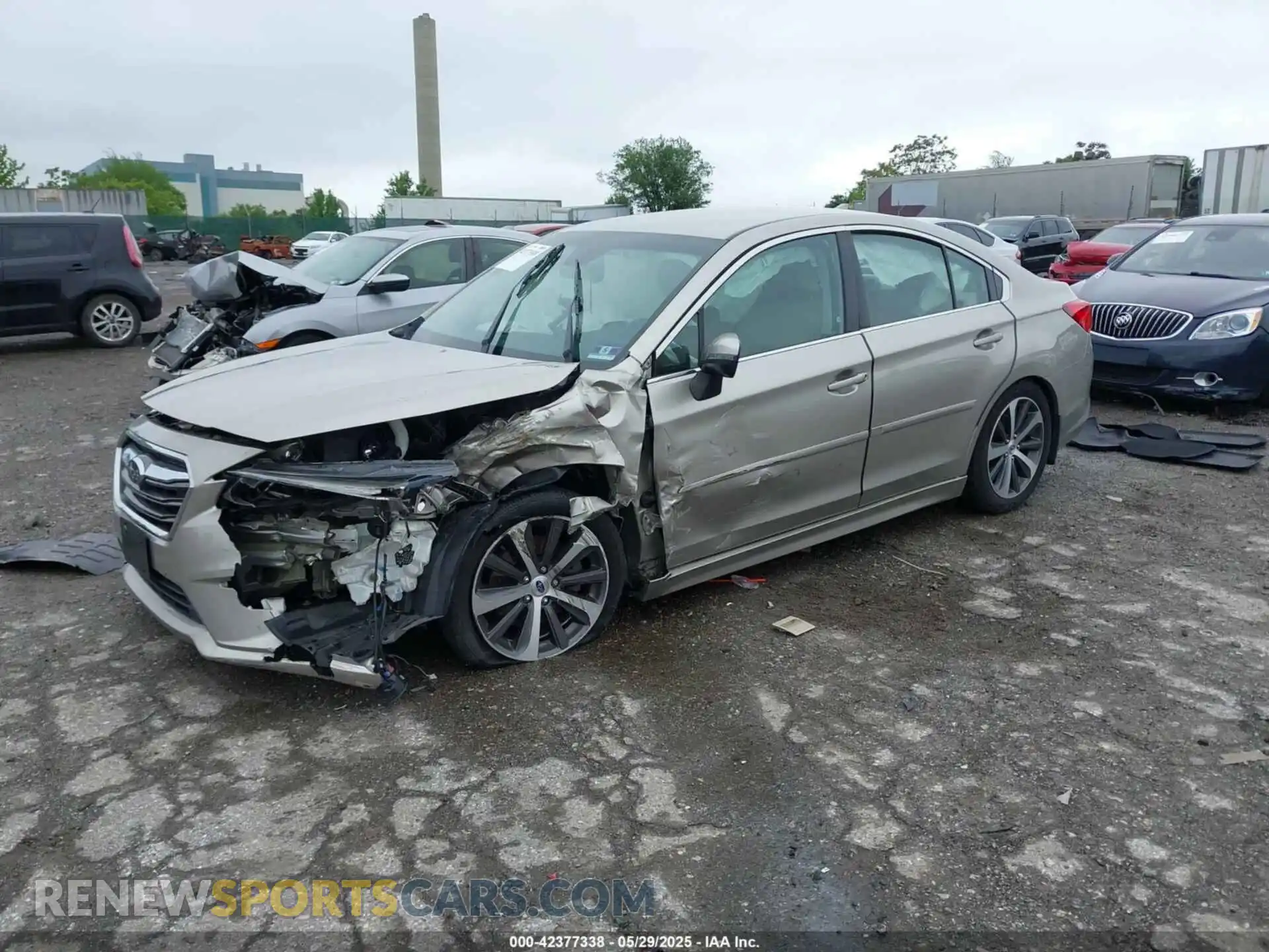 2 Photograph of a damaged car 4S3BNEJ69K3031663 SUBARU LEGACY 2019