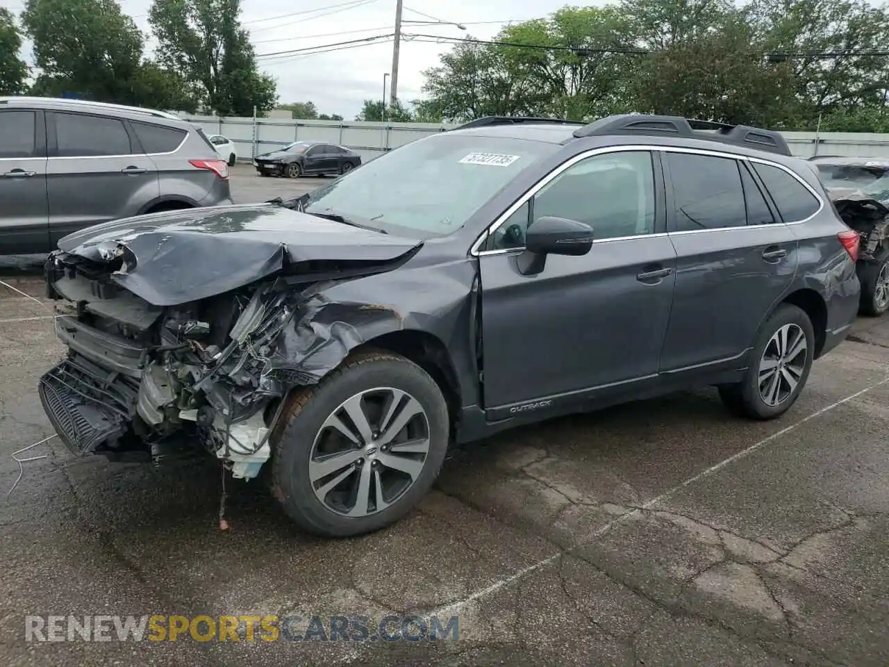 1 Photograph of a damaged car 4S4BSANC0K3240383 SUBARU LEGACY 2019