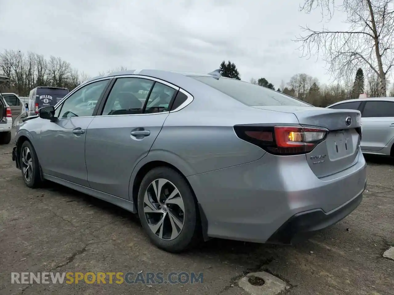 2 Photograph of a damaged car 4S3BWAB63L3033558 SUBARU LEGACY 2020