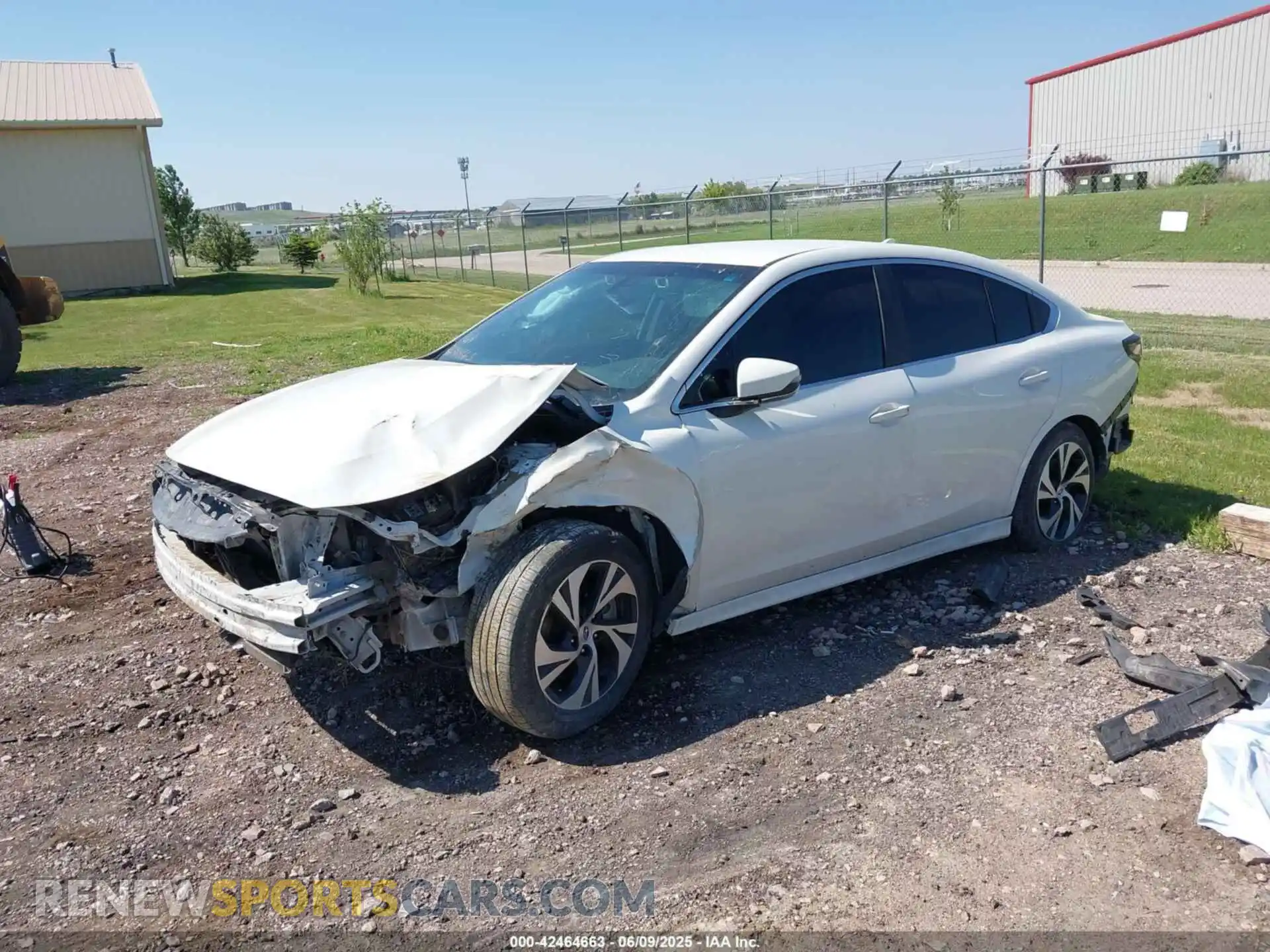 2 fotografías del automóvil dañado 4S3BWAC63L3030643 SUBARU LEGACY 2020