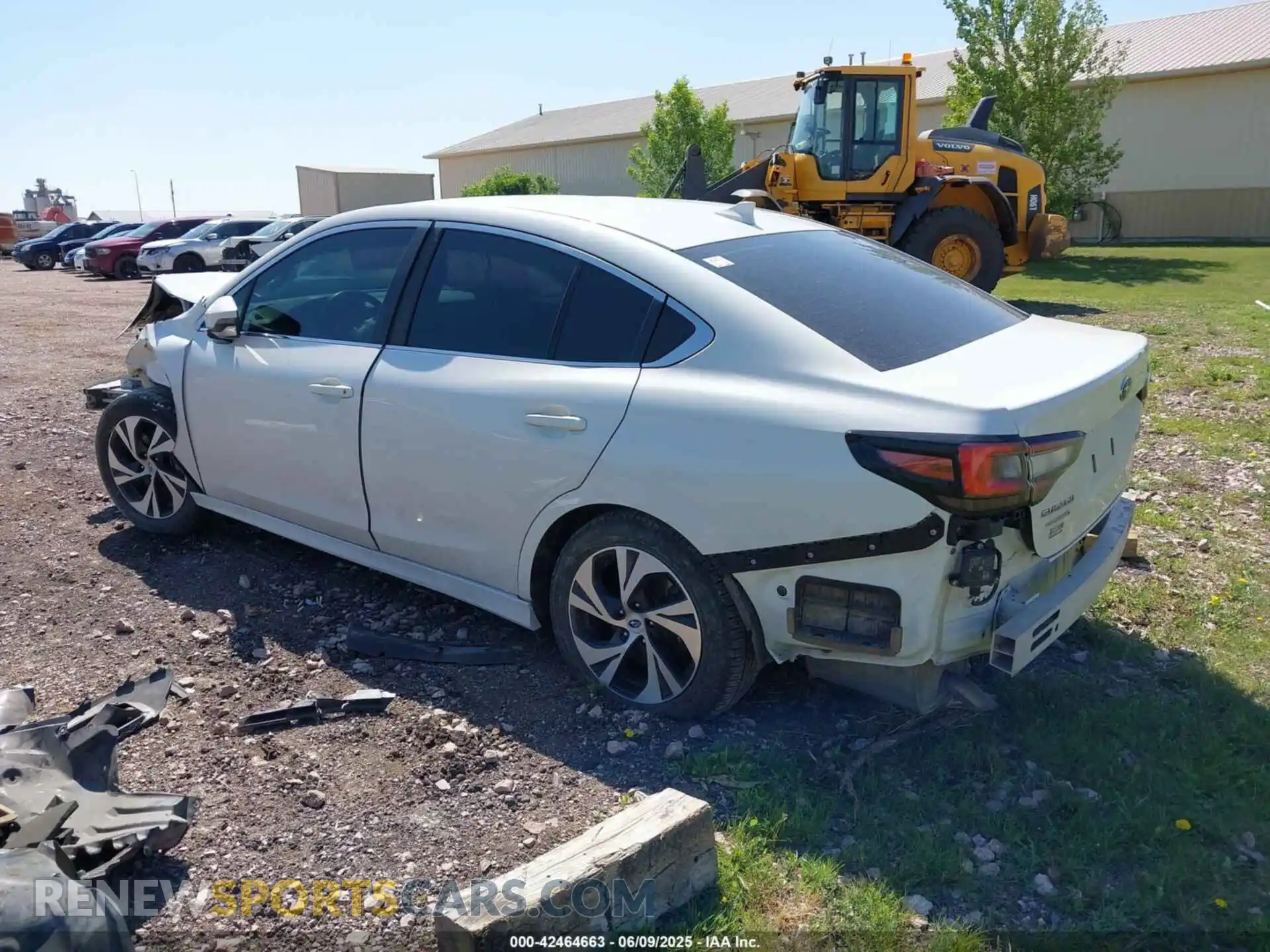 3 fotografías del automóvil dañado 4S3BWAC63L3030643 SUBARU LEGACY 2020