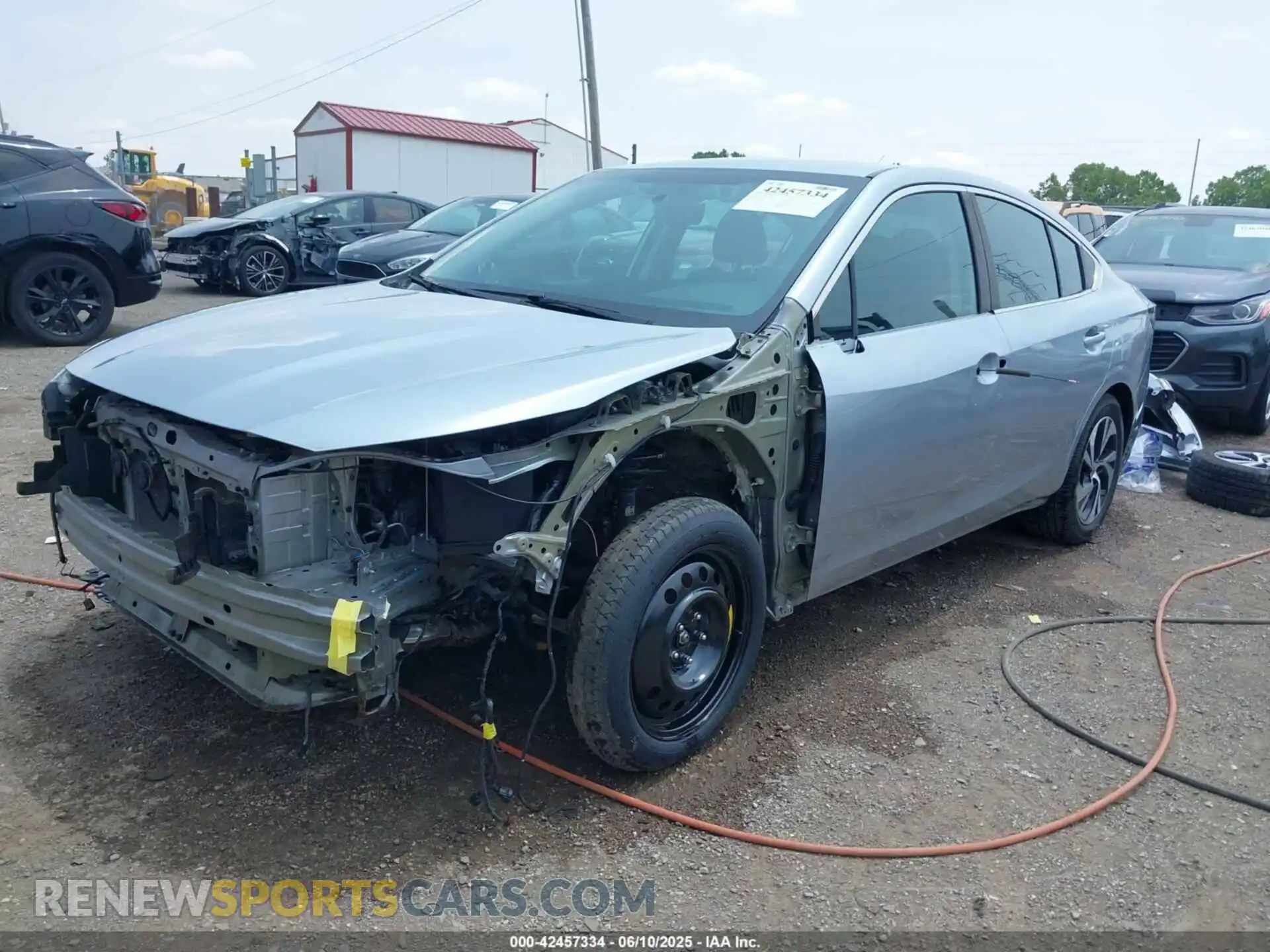 2 fotografías del automóvil dañado 4S3BWAC64L3028805 SUBARU LEGACY 2020