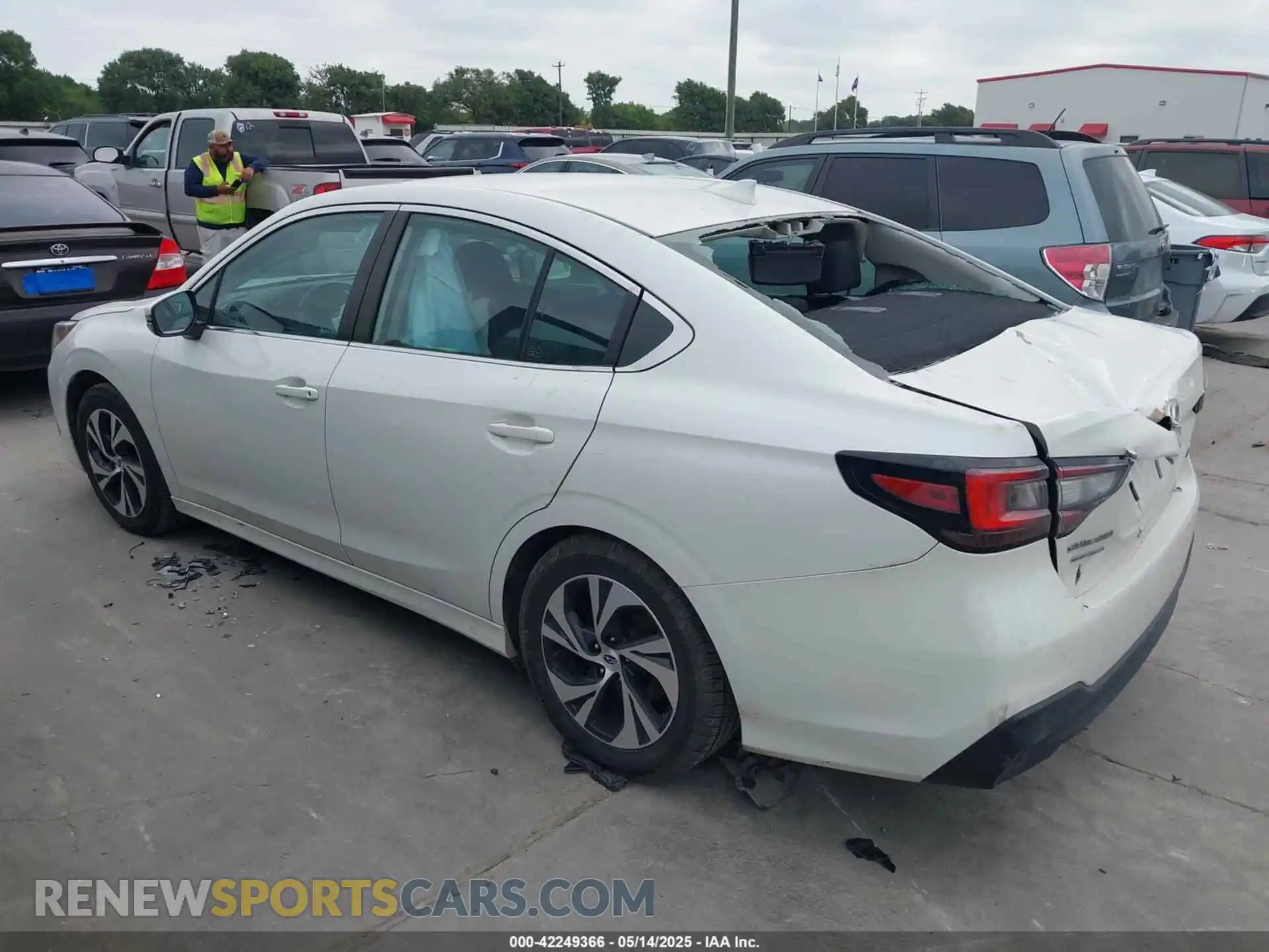 3 Photograph of a damaged car 4S3BWAC67L3028765 SUBARU LEGACY 2020