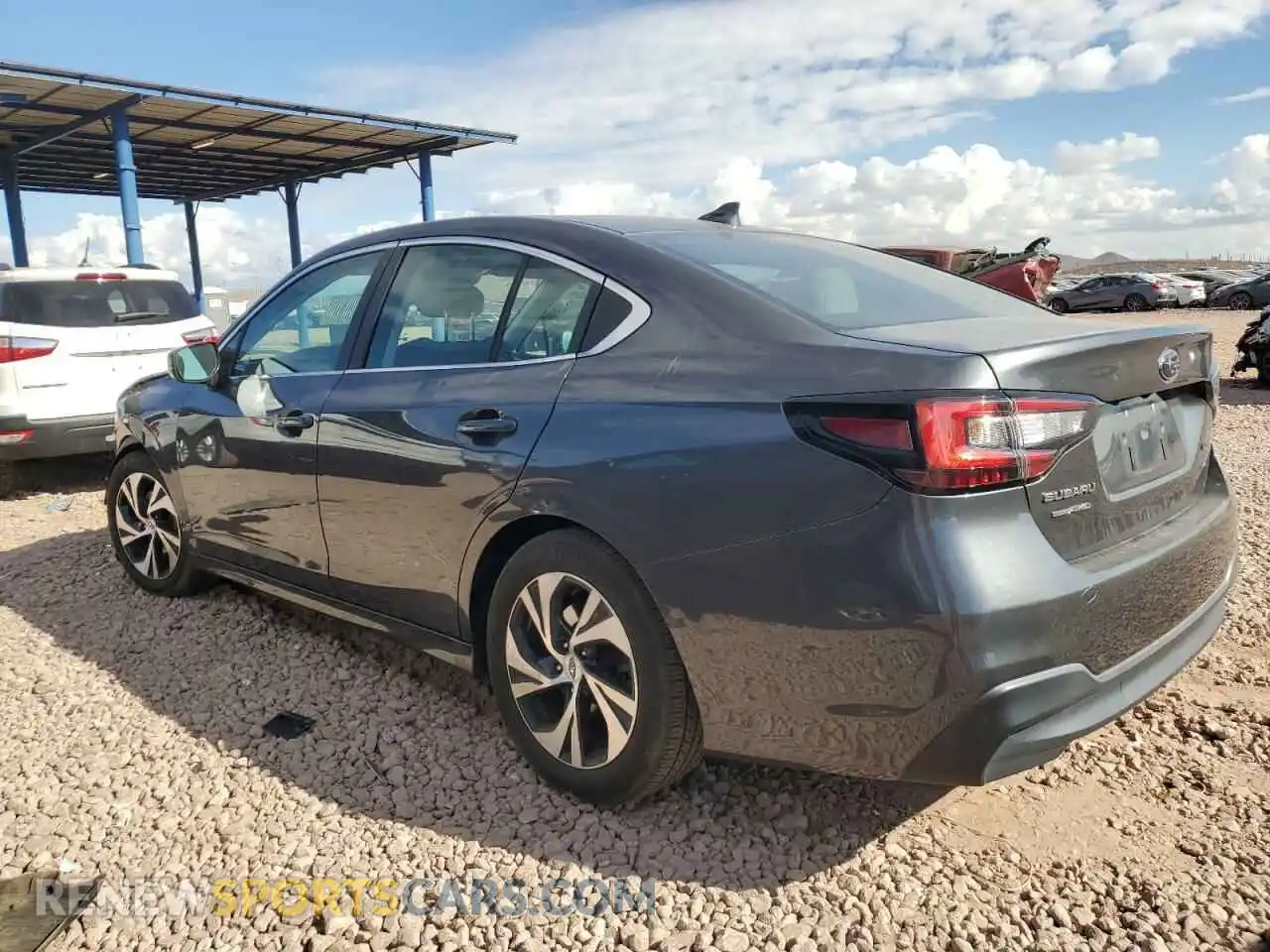 2 Photograph of a damaged car 4S3BWAC68L3032050 SUBARU LEGACY 2020