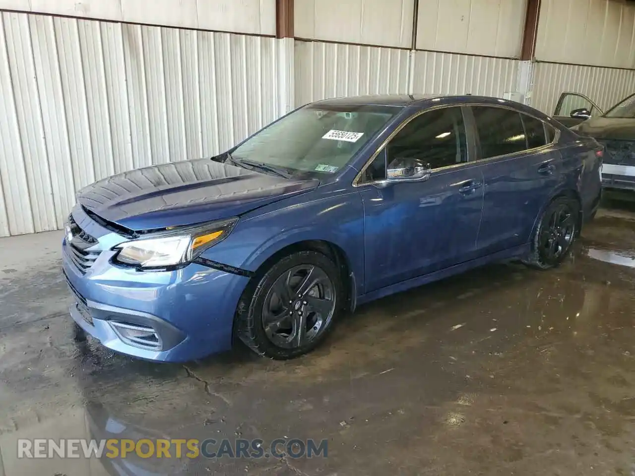1 Photograph of a damaged car 4S3BWAF60L3030644 SUBARU LEGACY 2020