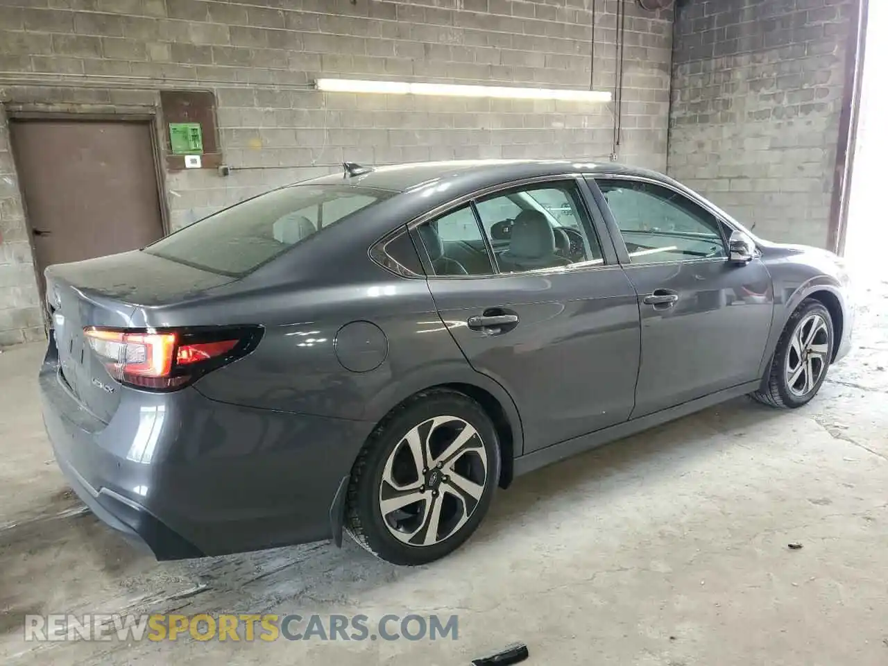 3 fotografías del automóvil dañado 4S3BWAL67L3010010 SUBARU LEGACY 2020