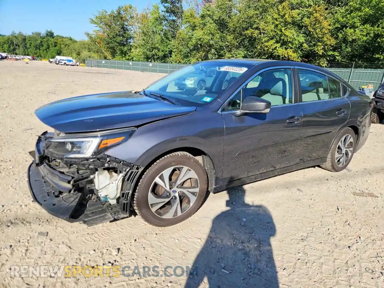 1 Photograph of a damaged car 4S3BWAB60M3012779 SUBARU LEGACY 2021