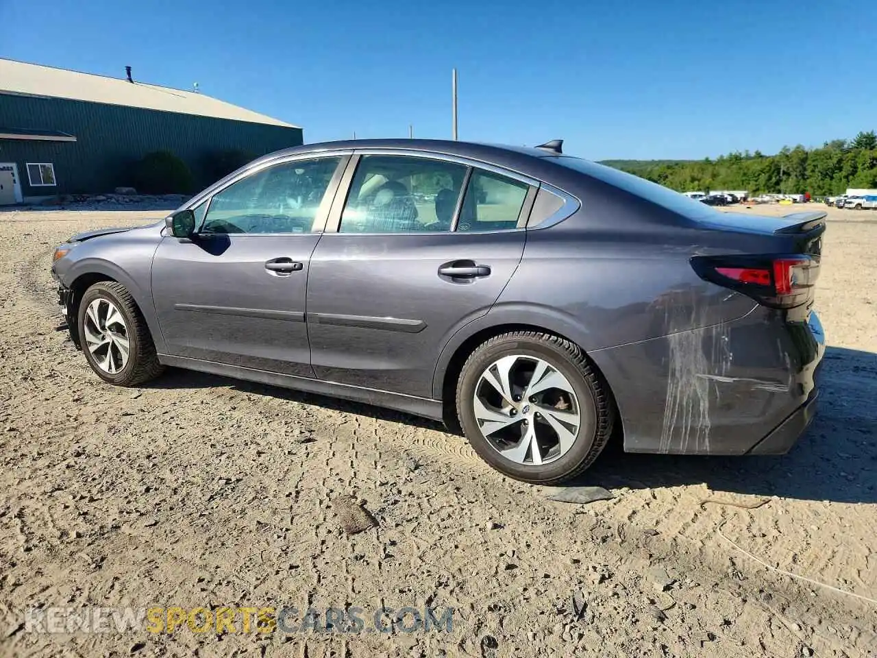 2 Photograph of a damaged car 4S3BWAB60M3012779 SUBARU LEGACY 2021
