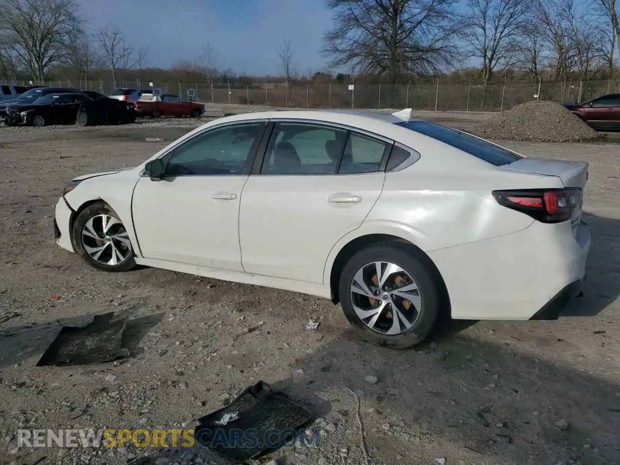 2 Photograph of a damaged car 4S3BWAB61M3013780 SUBARU LEGACY 2021