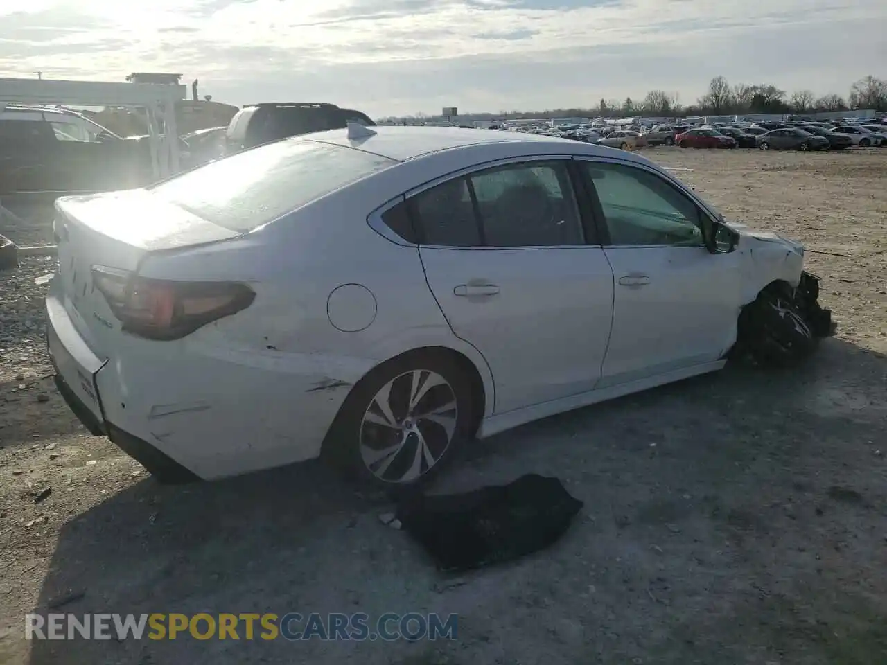 3 Photograph of a damaged car 4S3BWAB61M3013780 SUBARU LEGACY 2021