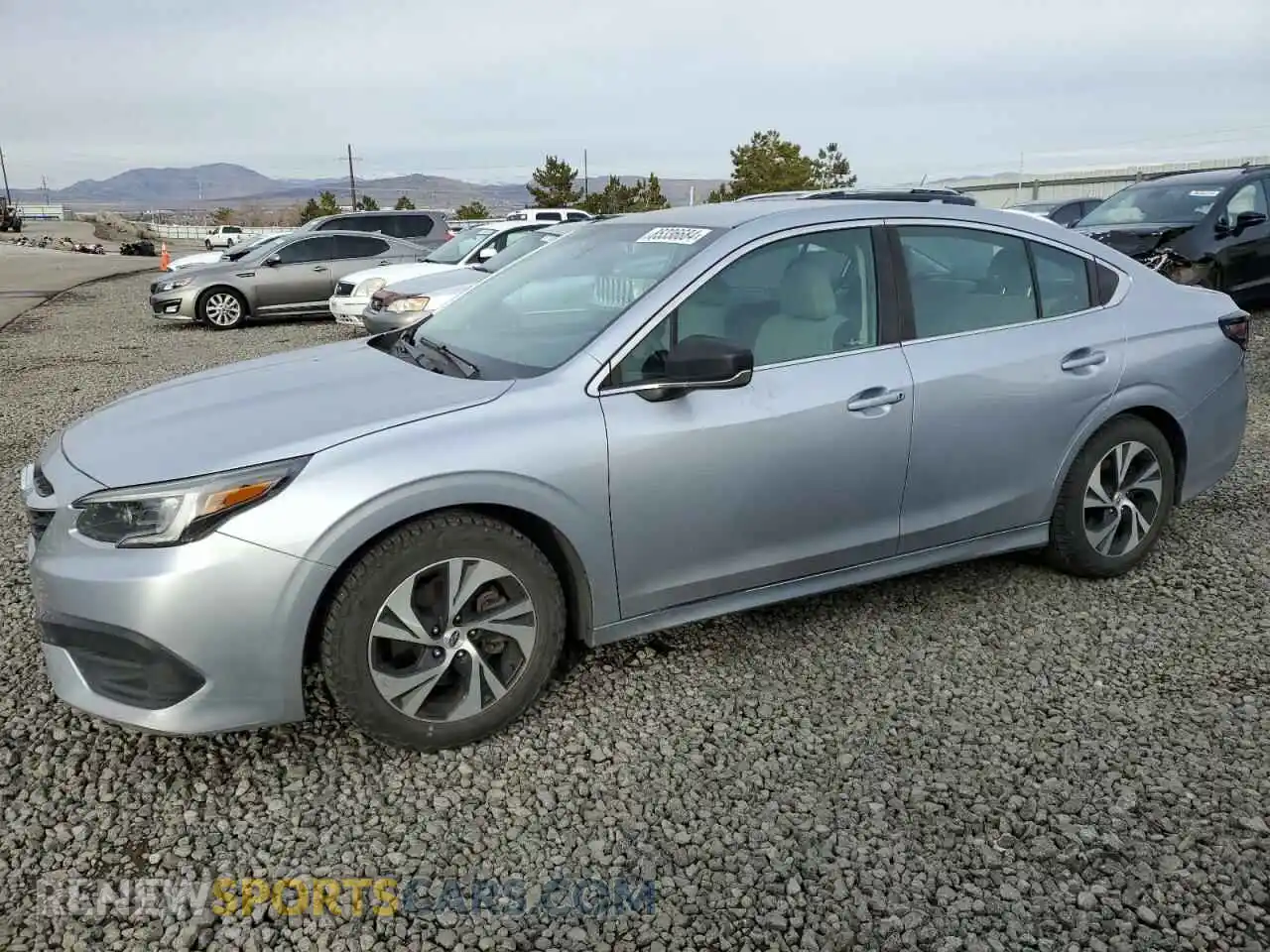 1 Photograph of a damaged car 4S3BWAB61M3016808 SUBARU LEGACY 2021