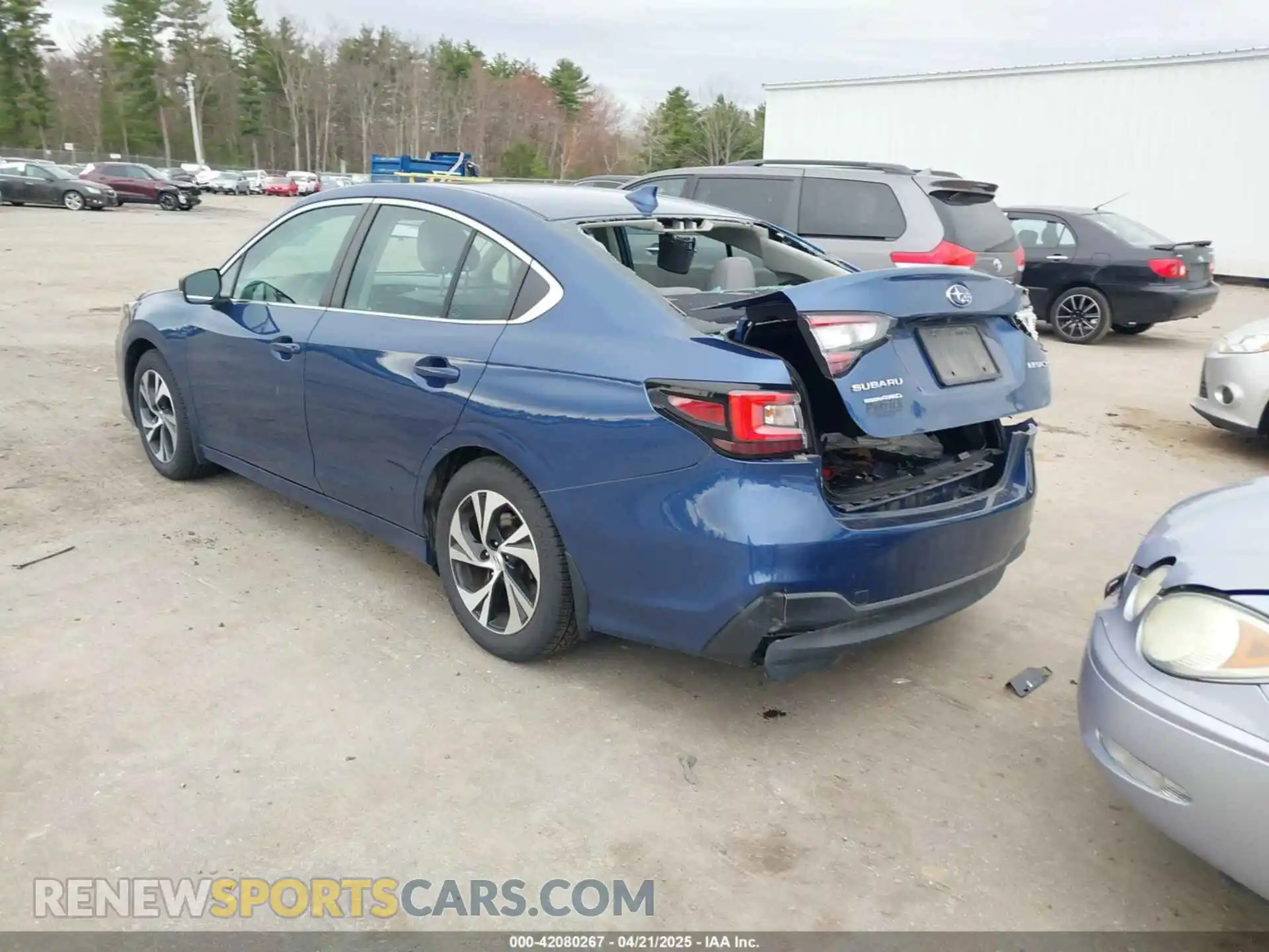 3 Photograph of a damaged car 4S3BWAB67M3002475 SUBARU LEGACY 2021