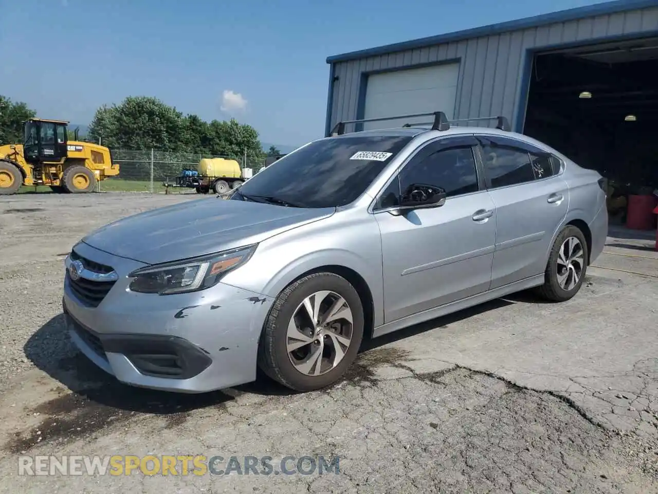 1 Photograph of a damaged car 4S3BWAB68M3012657 SUBARU LEGACY 2021
