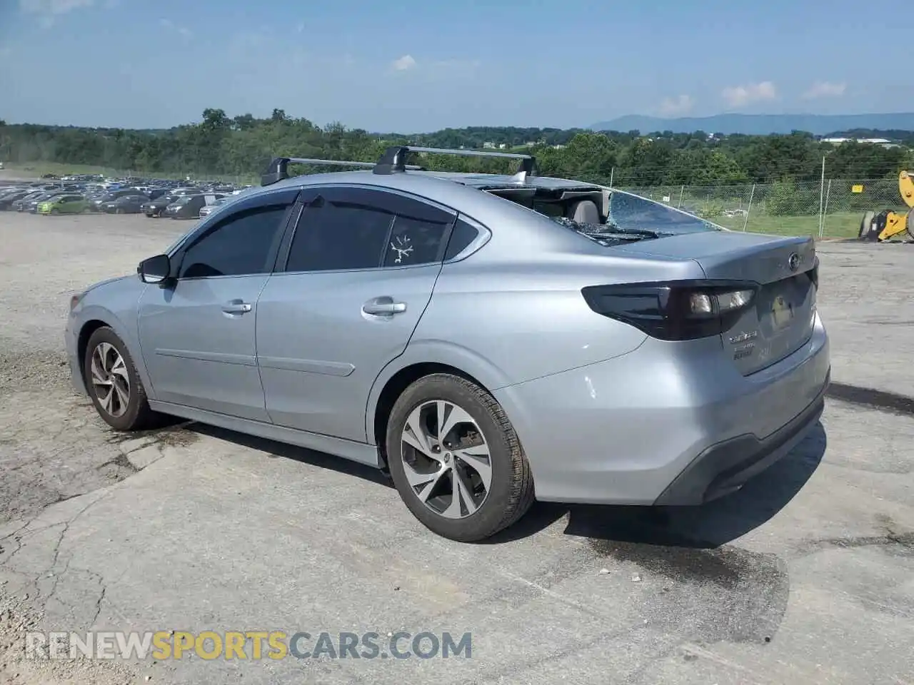 2 Photograph of a damaged car 4S3BWAB68M3012657 SUBARU LEGACY 2021