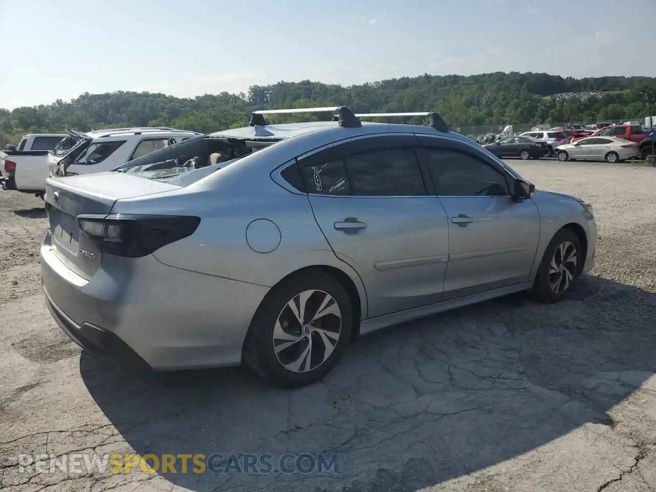 3 Photograph of a damaged car 4S3BWAB68M3012657 SUBARU LEGACY 2021
