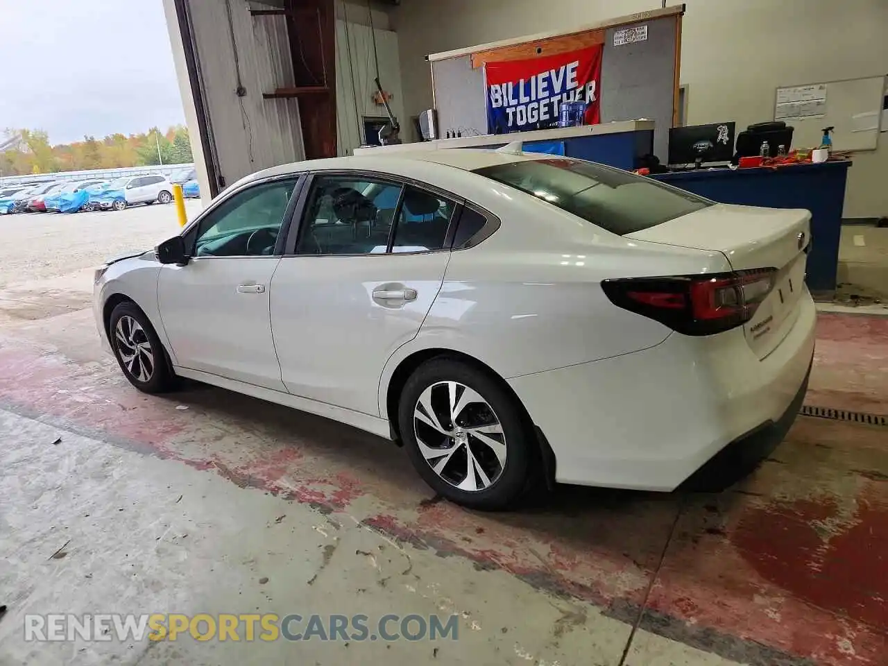 2 fotografías del automóvil dañado 4S3BWAC60M3018211 SUBARU LEGACY 2021
