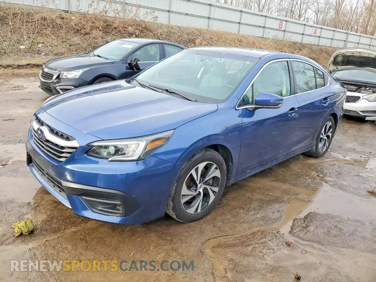 1 fotografías del automóvil dañado 4S3BWAC61M3007850 SUBARU LEGACY 2021