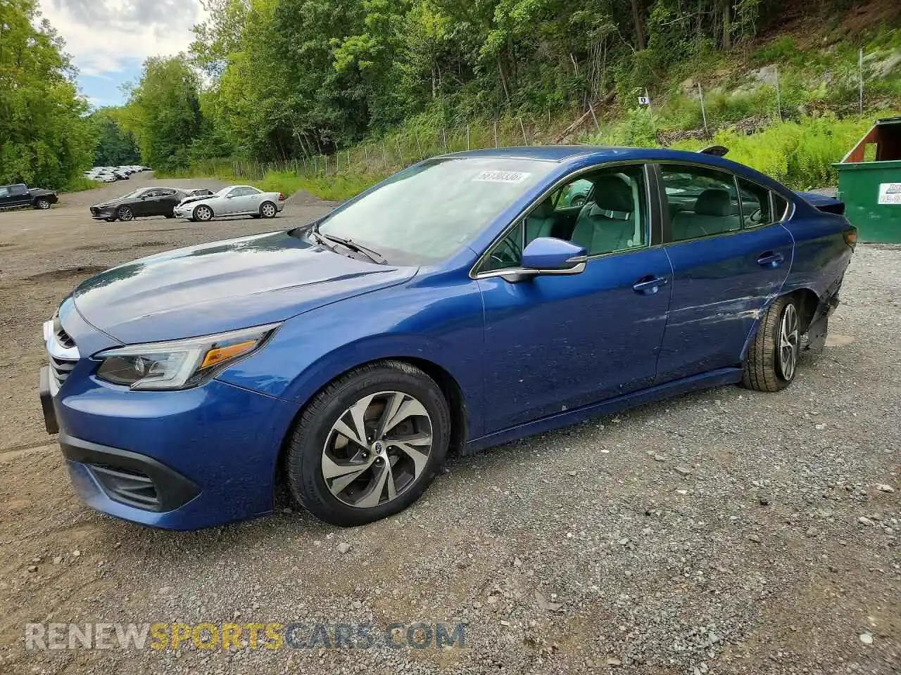 1 Фотография поврежденного автомобиля 4S3BWAC63M3002827 SUBARU LEGACY 2021
