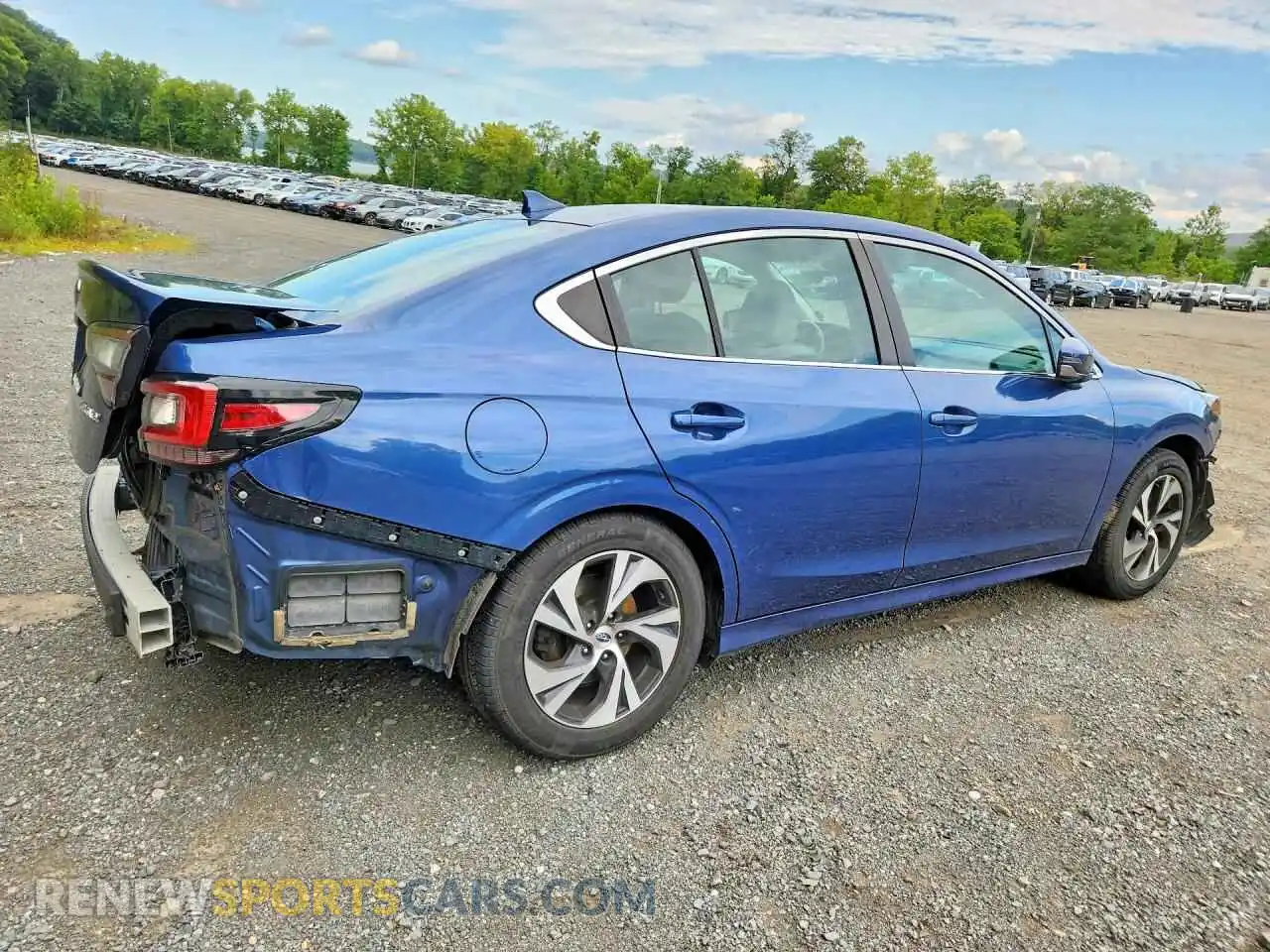 3 Фотография поврежденного автомобиля 4S3BWAC63M3002827 SUBARU LEGACY 2021