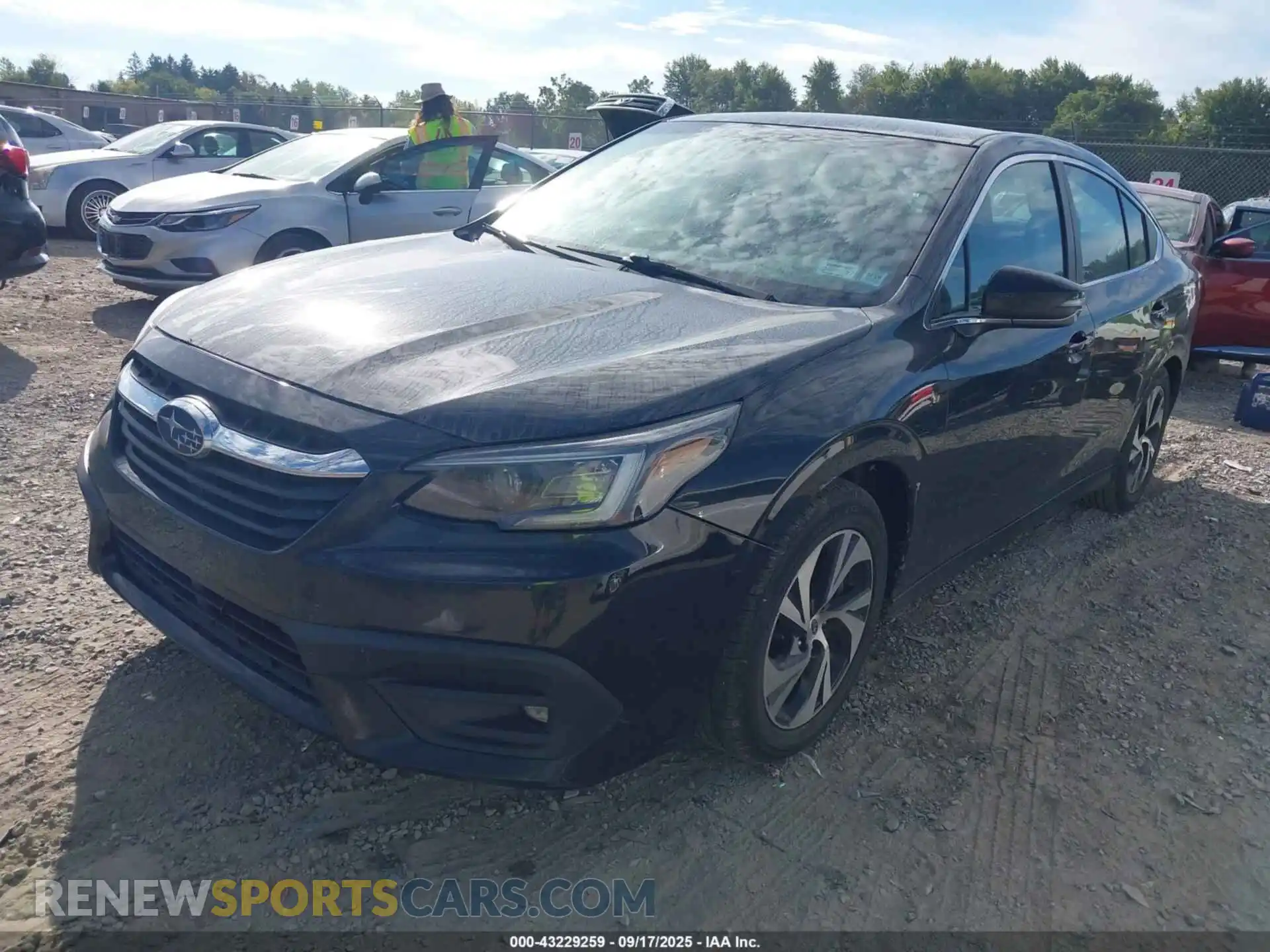 2 Photograph of a damaged car 4S3BWAC66M3003082 SUBARU LEGACY 2021