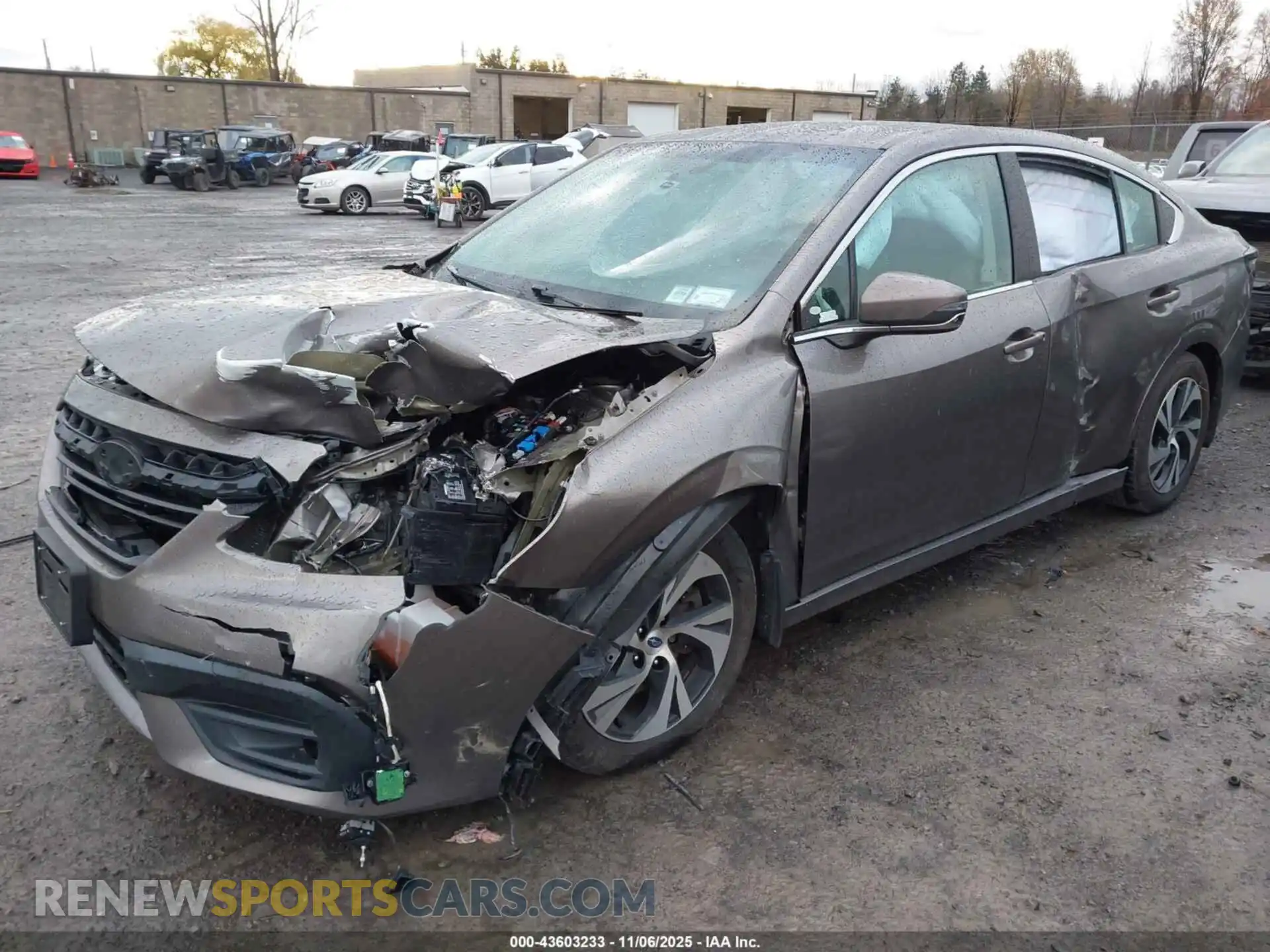 2 Photograph of a damaged car 4S3BWAC66M3018231 SUBARU LEGACY 2021