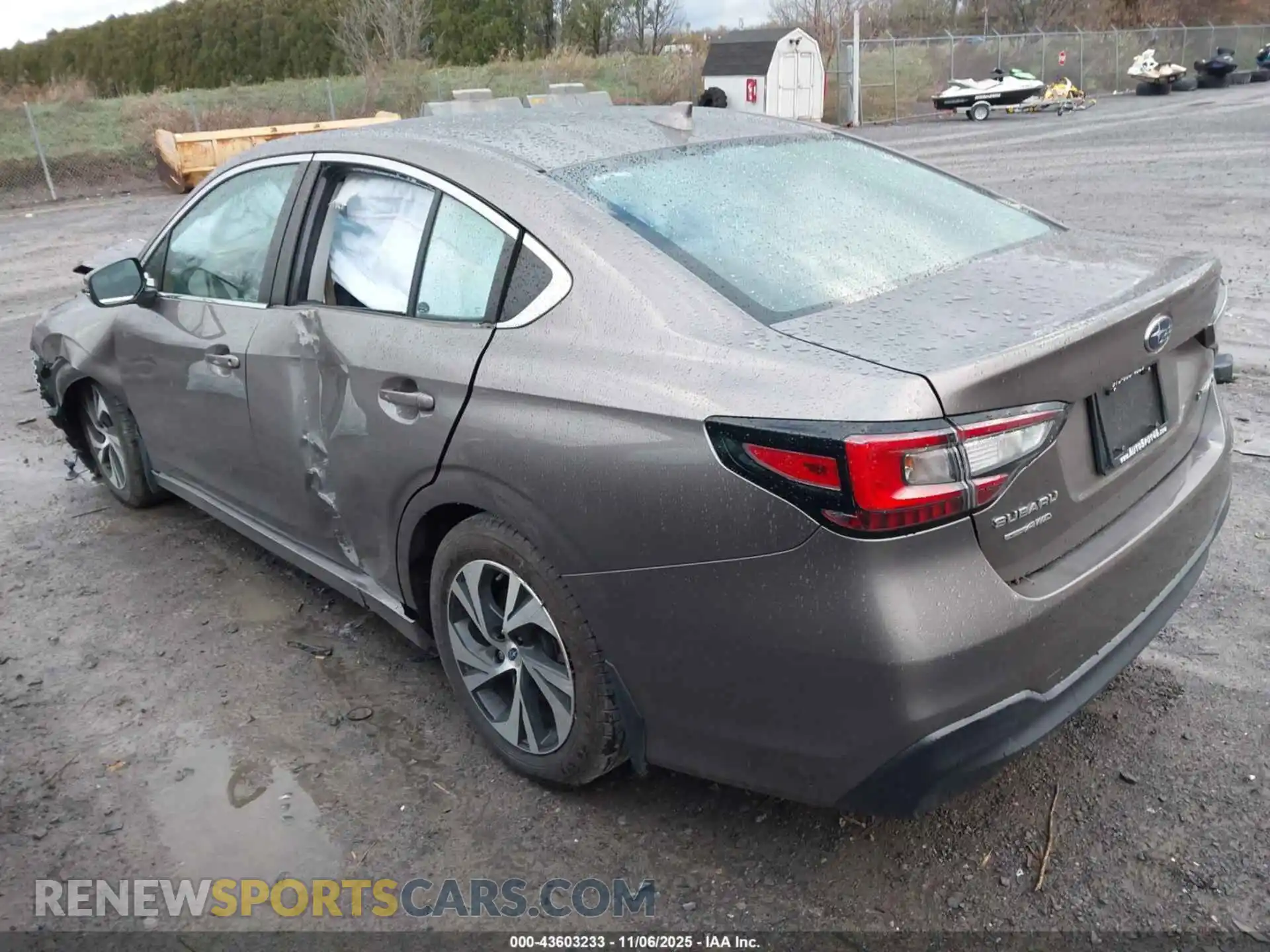 3 Photograph of a damaged car 4S3BWAC66M3018231 SUBARU LEGACY 2021