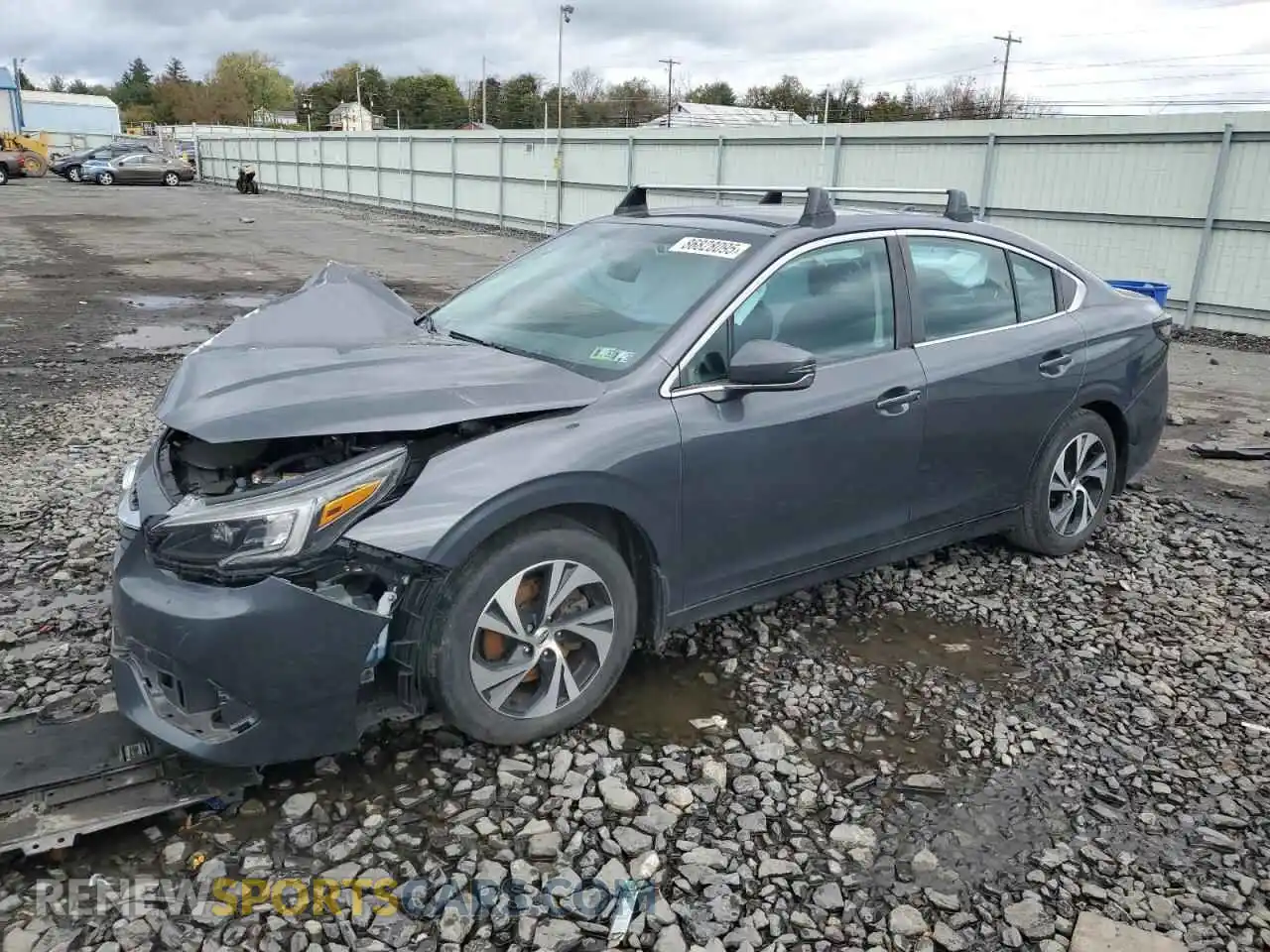 1 Photograph of a damaged car 4S3BWAC67M3016973 SUBARU LEGACY 2021