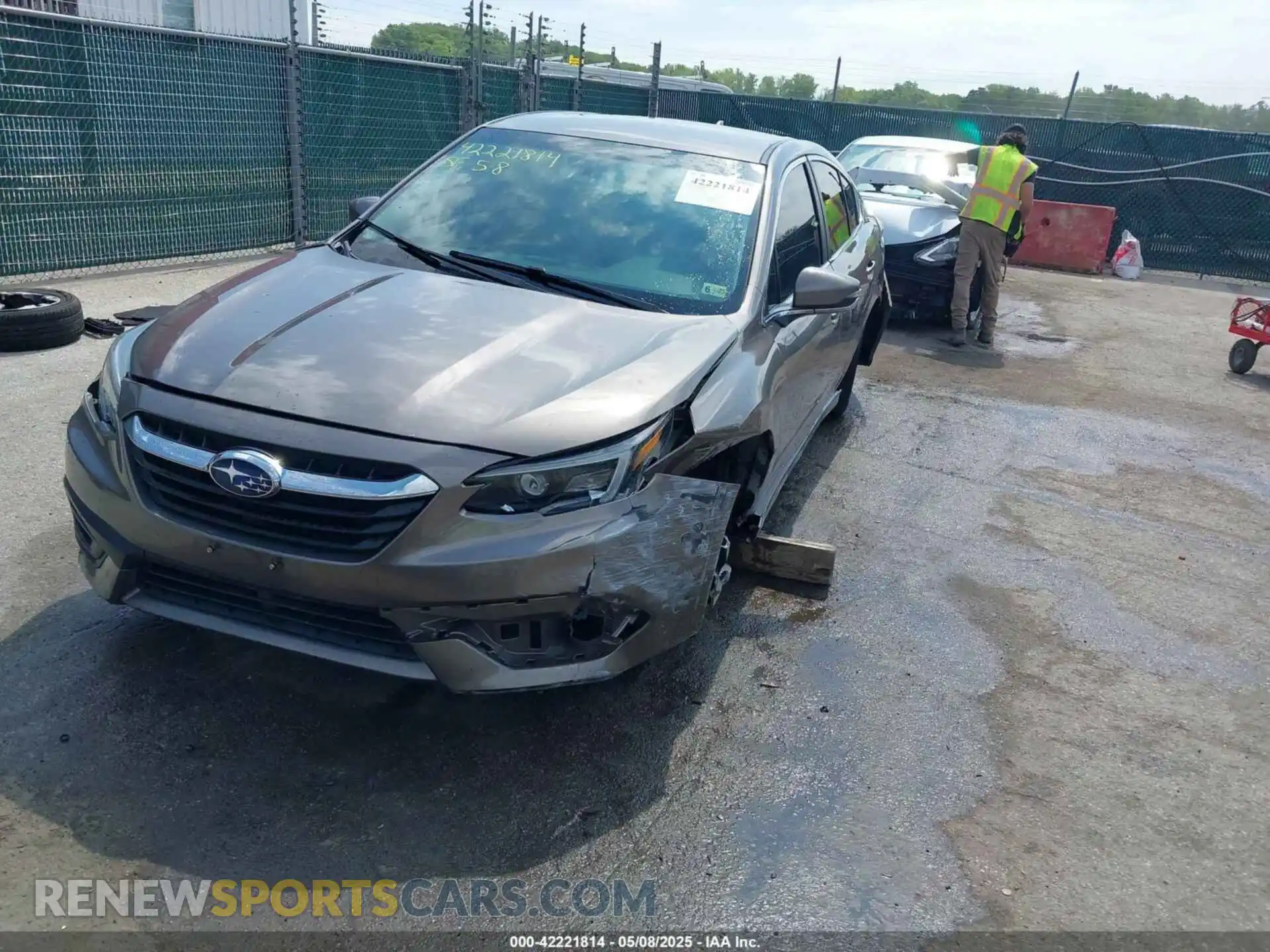 2 Photograph of a damaged car 4S3BWAC6XM3003098 SUBARU LEGACY 2021