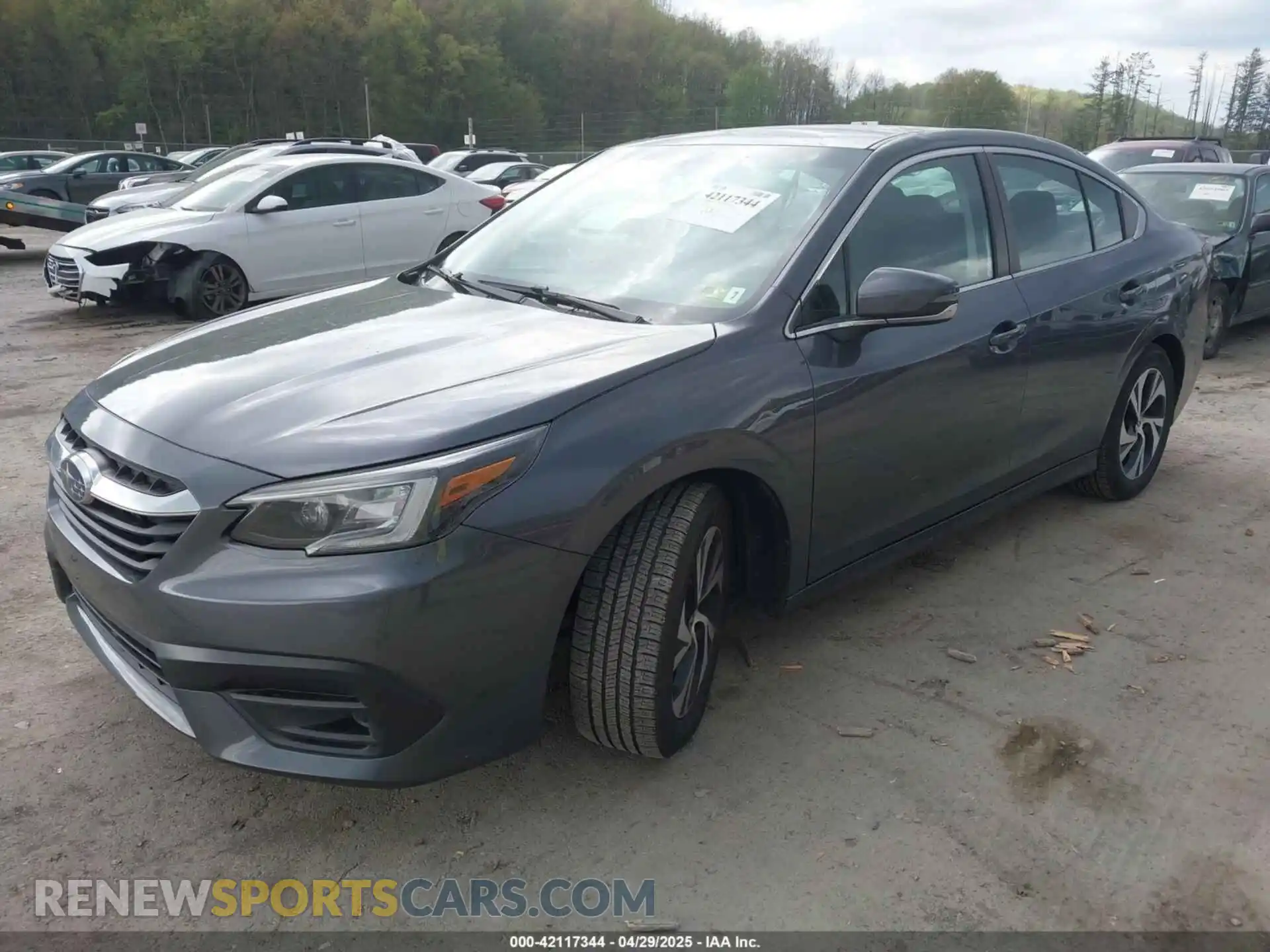 2 Photograph of a damaged car 4S3BWAC6XM3015767 SUBARU LEGACY 2021