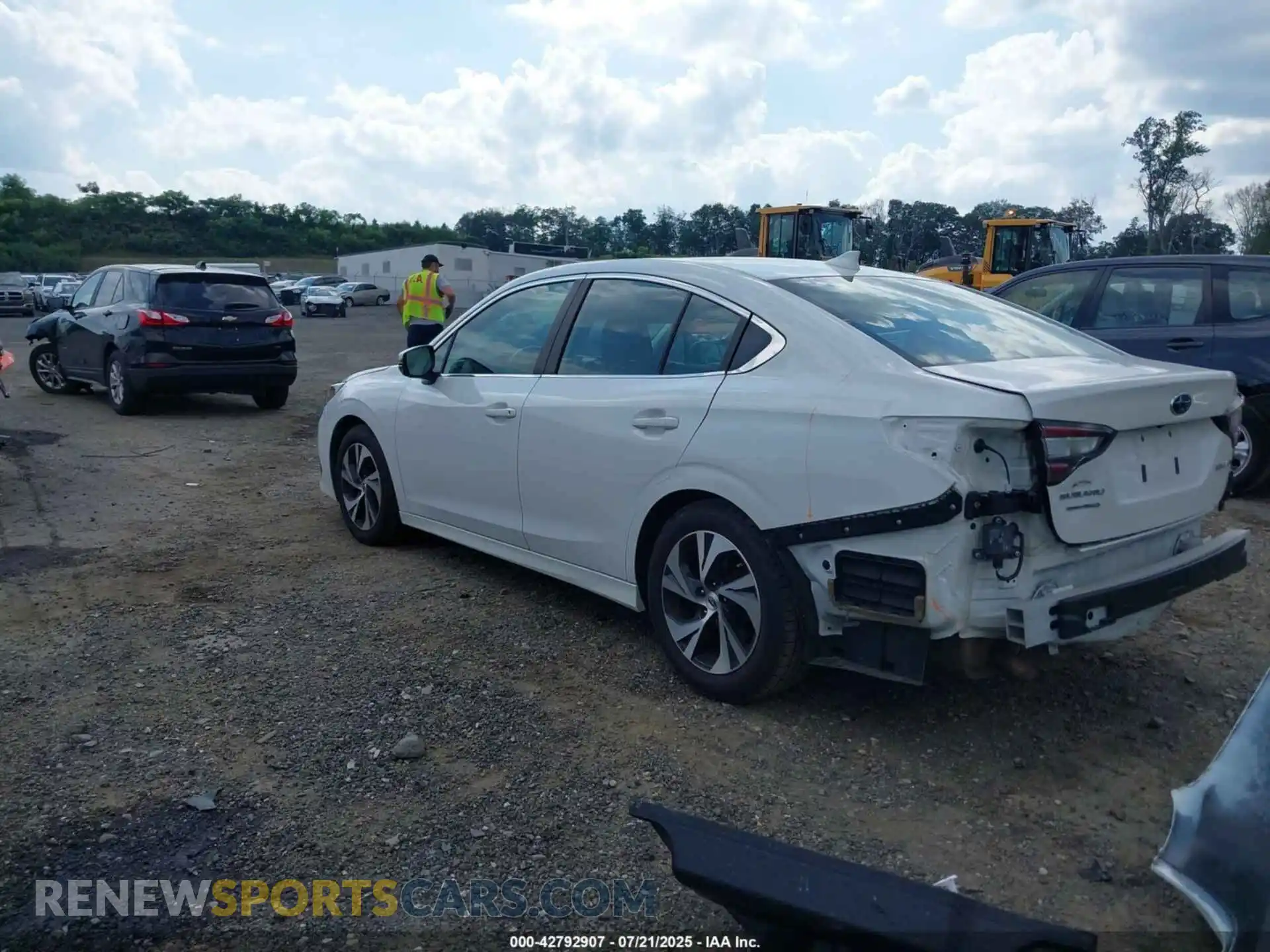 3 Photograph of a damaged car 4S3BWAD64M3010238 SUBARU LEGACY 2021