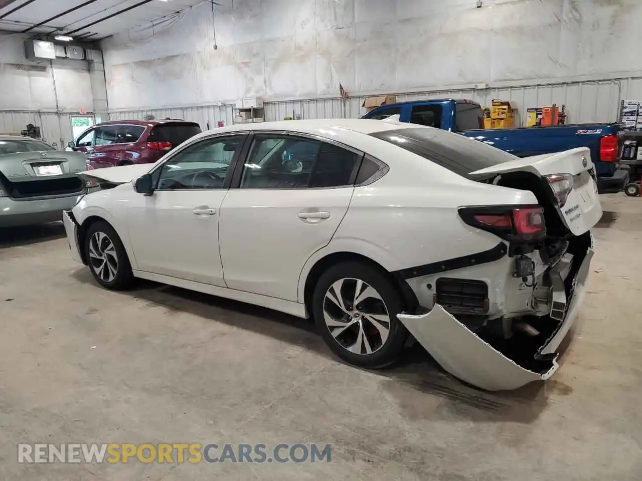 2 Photograph of a damaged car 4S3BWAD65M3019188 SUBARU LEGACY 2021