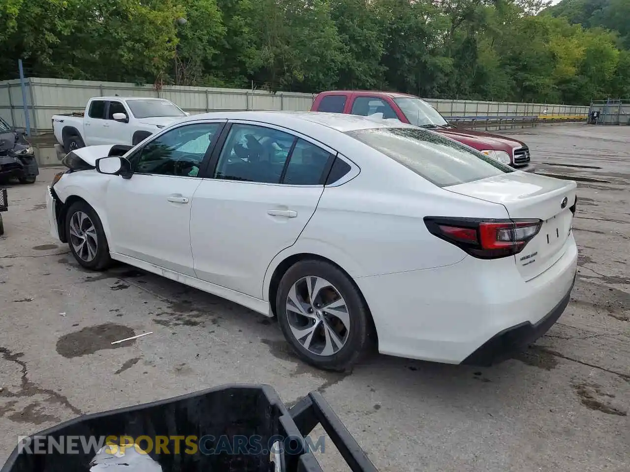 2 Photograph of a damaged car 4S3BWAD67M3003025 SUBARU LEGACY 2021