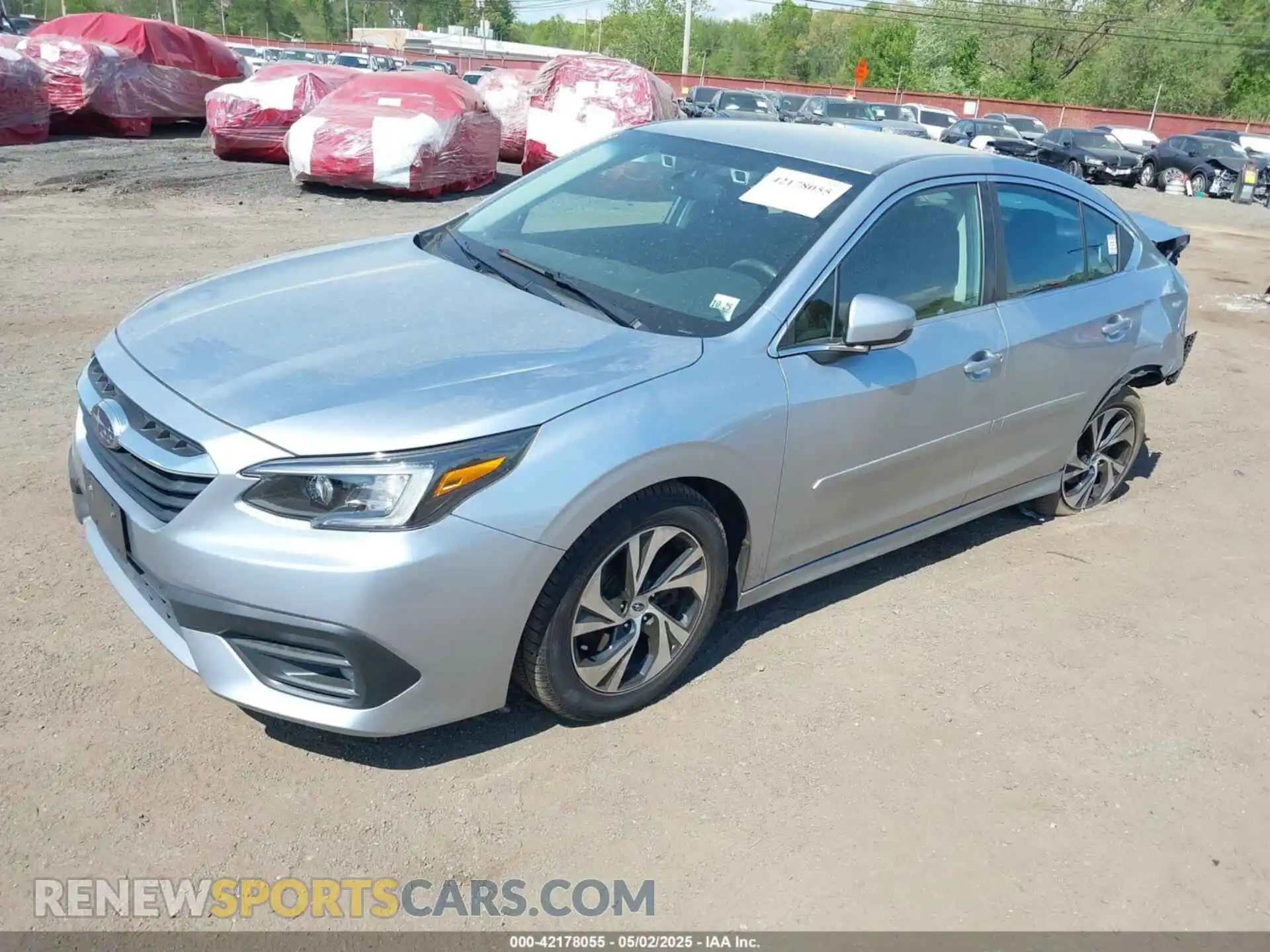 2 Фотография поврежденного автомобиля 4S3BWAD6XM3004573 SUBARU LEGACY 2021