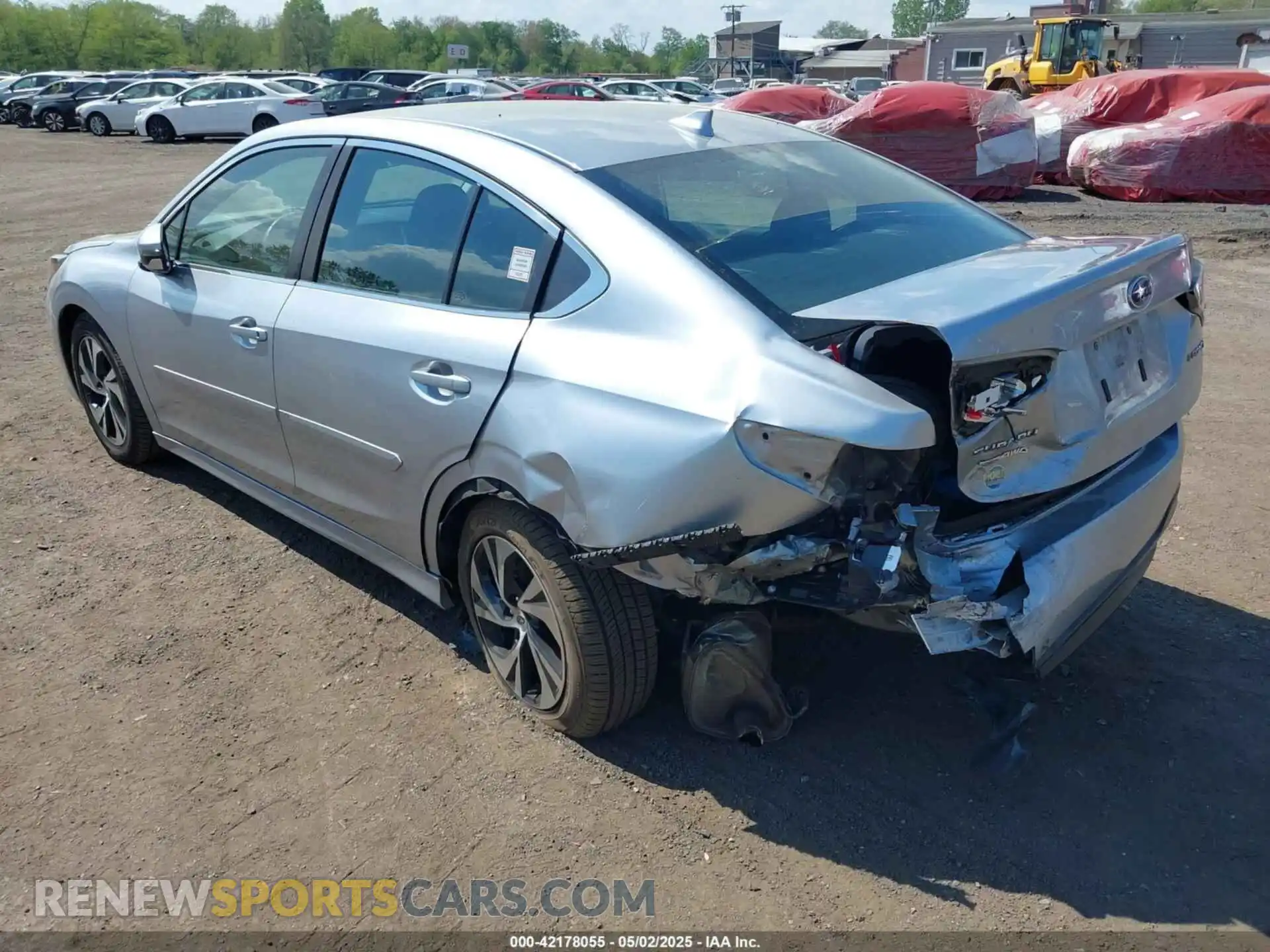 3 Фотография поврежденного автомобиля 4S3BWAD6XM3004573 SUBARU LEGACY 2021