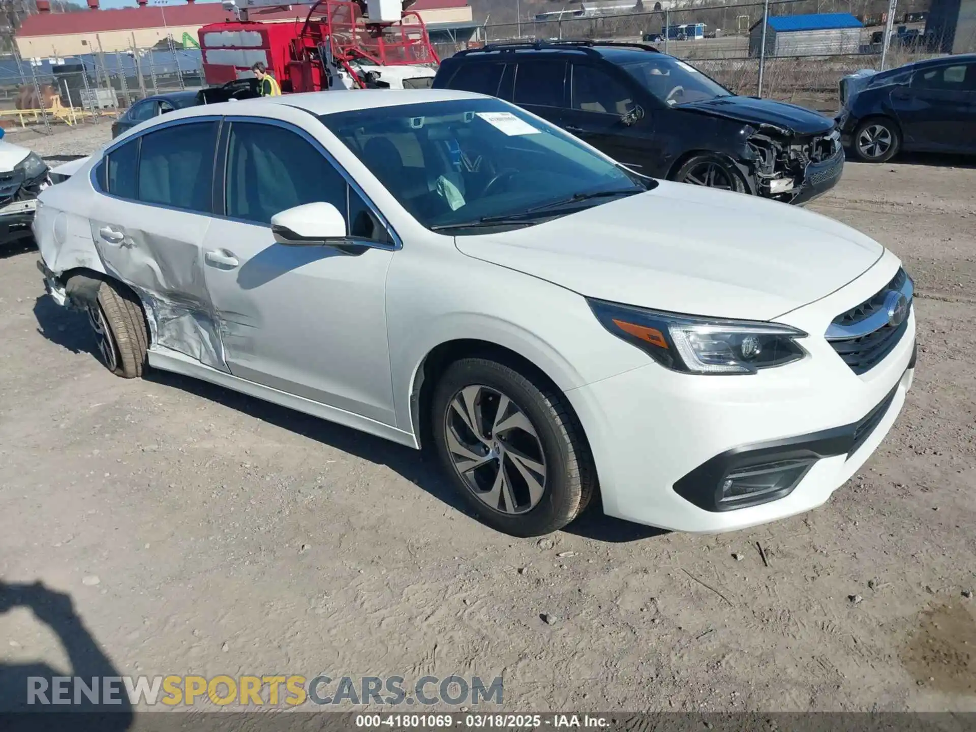 1 Фотография поврежденного автомобиля 4S3BWAD6XM3005206 SUBARU LEGACY 2021