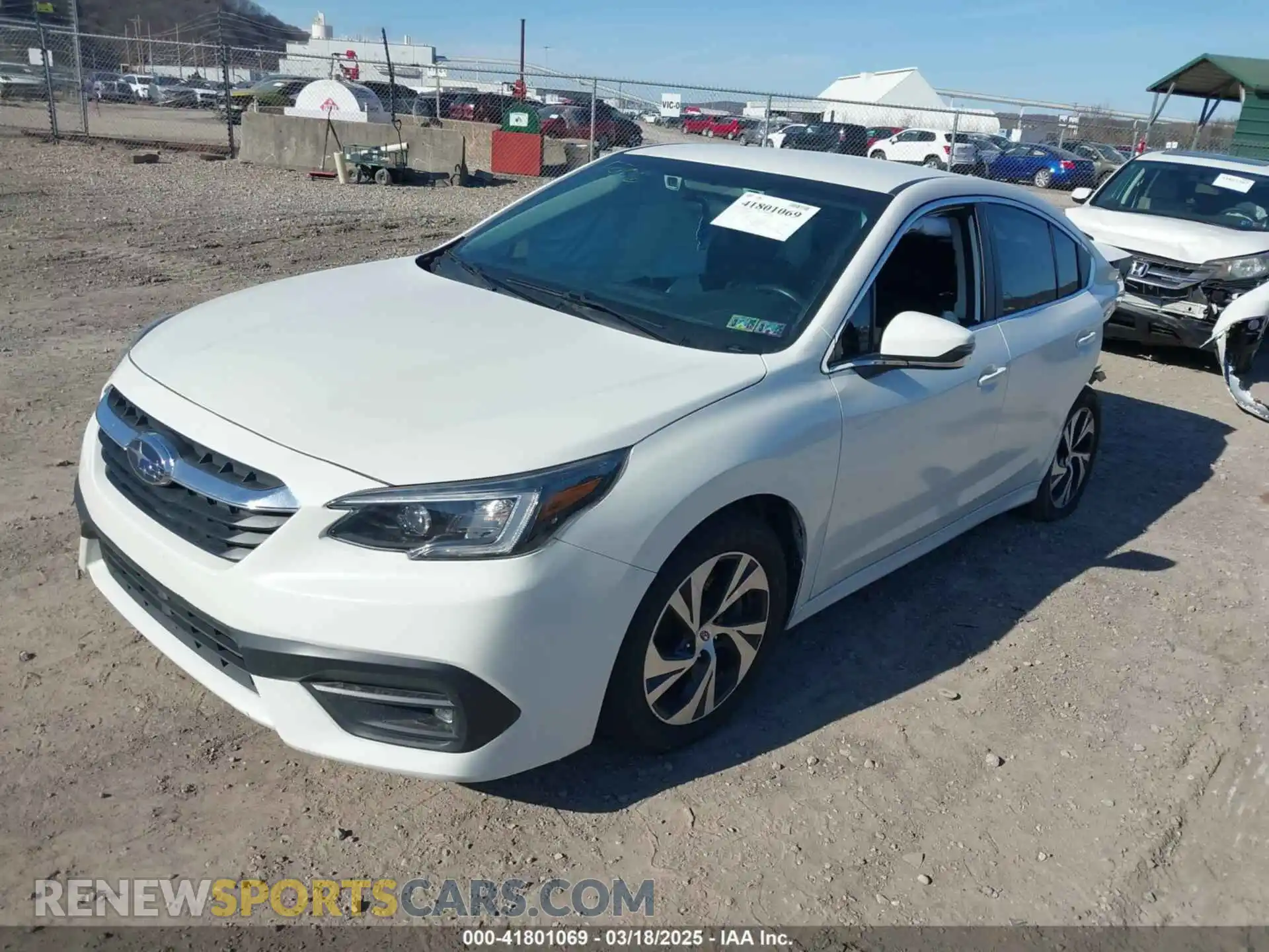 2 Фотография поврежденного автомобиля 4S3BWAD6XM3005206 SUBARU LEGACY 2021