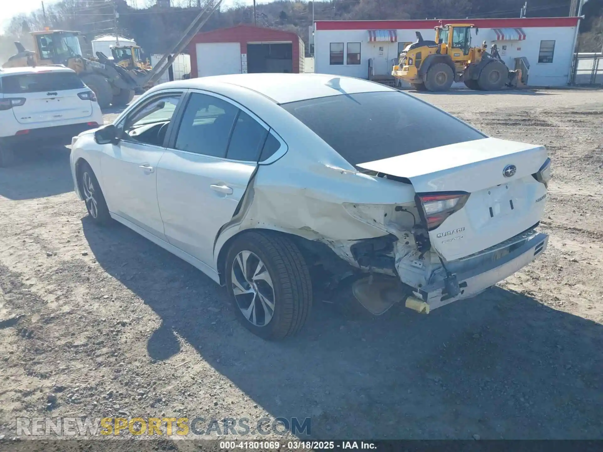 3 Фотография поврежденного автомобиля 4S3BWAD6XM3005206 SUBARU LEGACY 2021