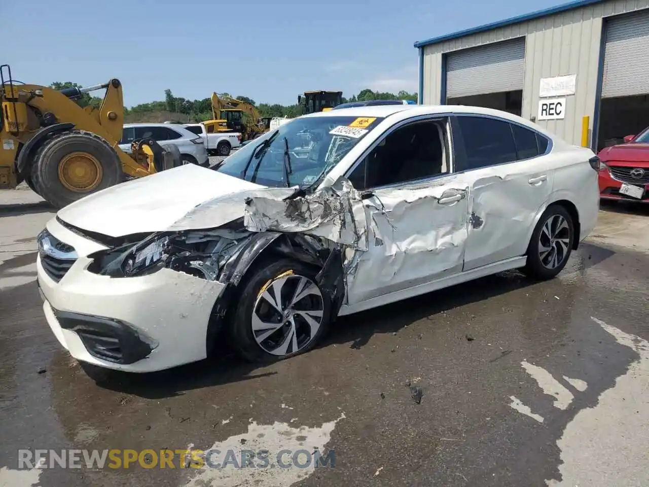 1 Photograph of a damaged car 4S3BWAD6XM3006176 SUBARU LEGACY 2021
