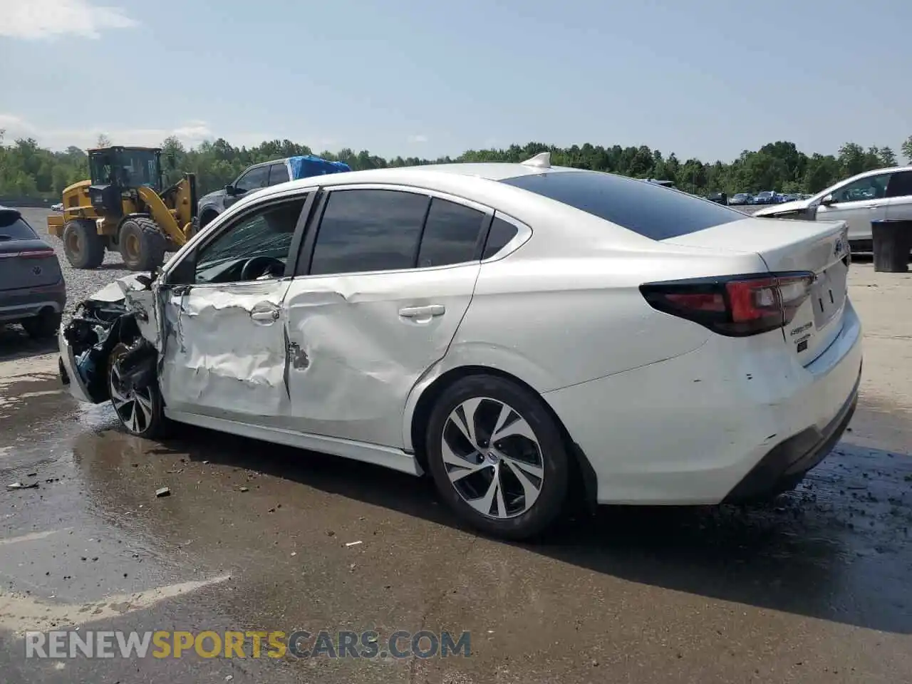 2 Photograph of a damaged car 4S3BWAD6XM3006176 SUBARU LEGACY 2021