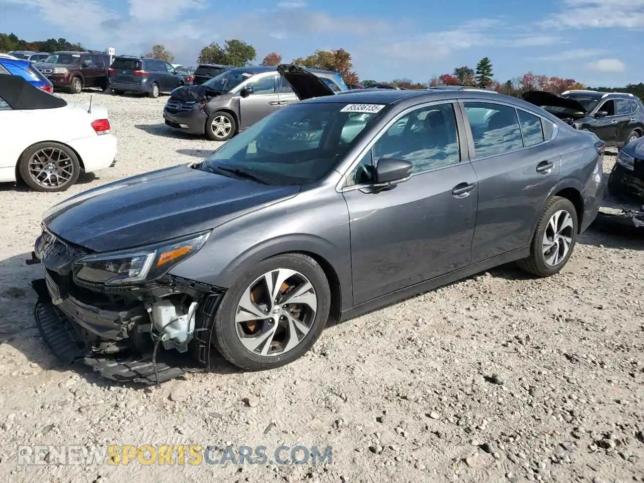 1 Photograph of a damaged car 4S3BWAF60M3013263 SUBARU LEGACY 2021