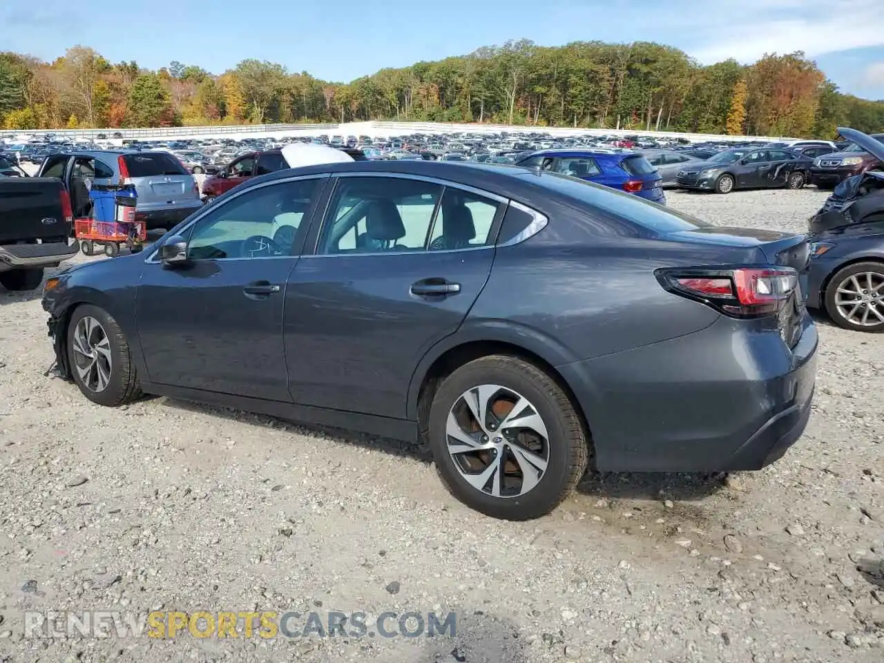 2 Photograph of a damaged car 4S3BWAF60M3013263 SUBARU LEGACY 2021