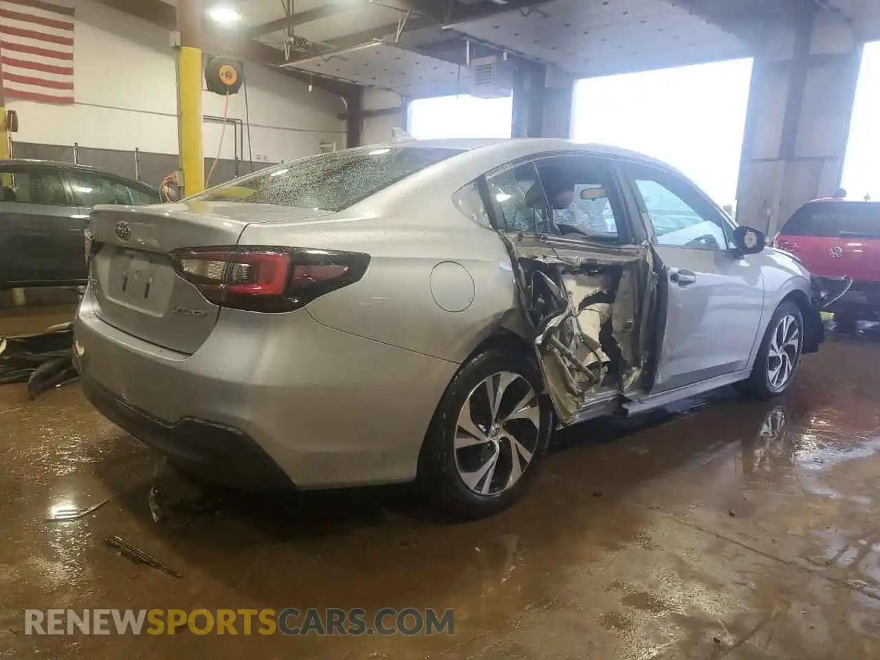 3 Photograph of a damaged car 4S3BWAF62M3019372 SUBARU LEGACY 2021