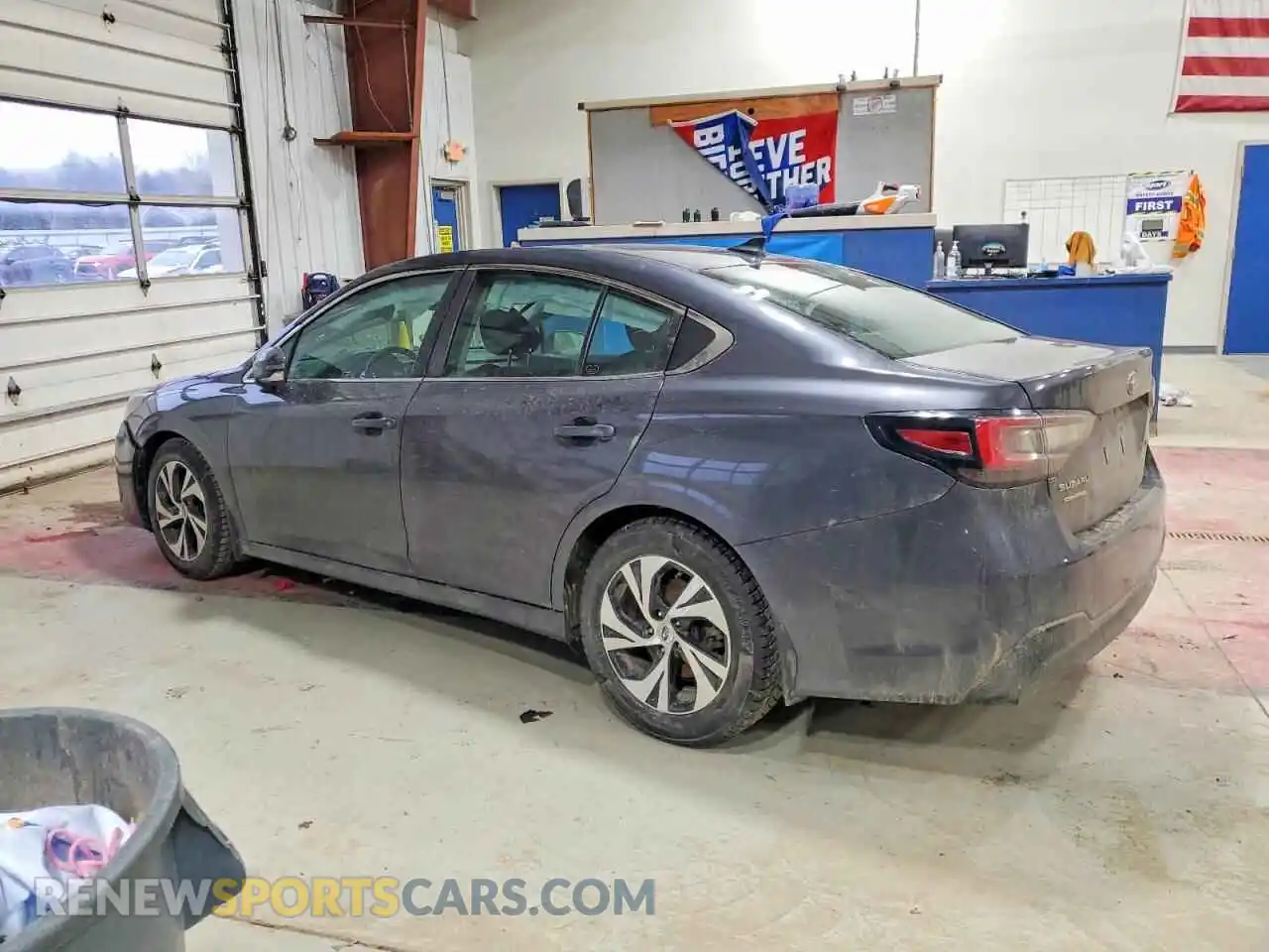 2 fotografías del automóvil dañado 4S3BWAF63M3012561 SUBARU LEGACY 2021