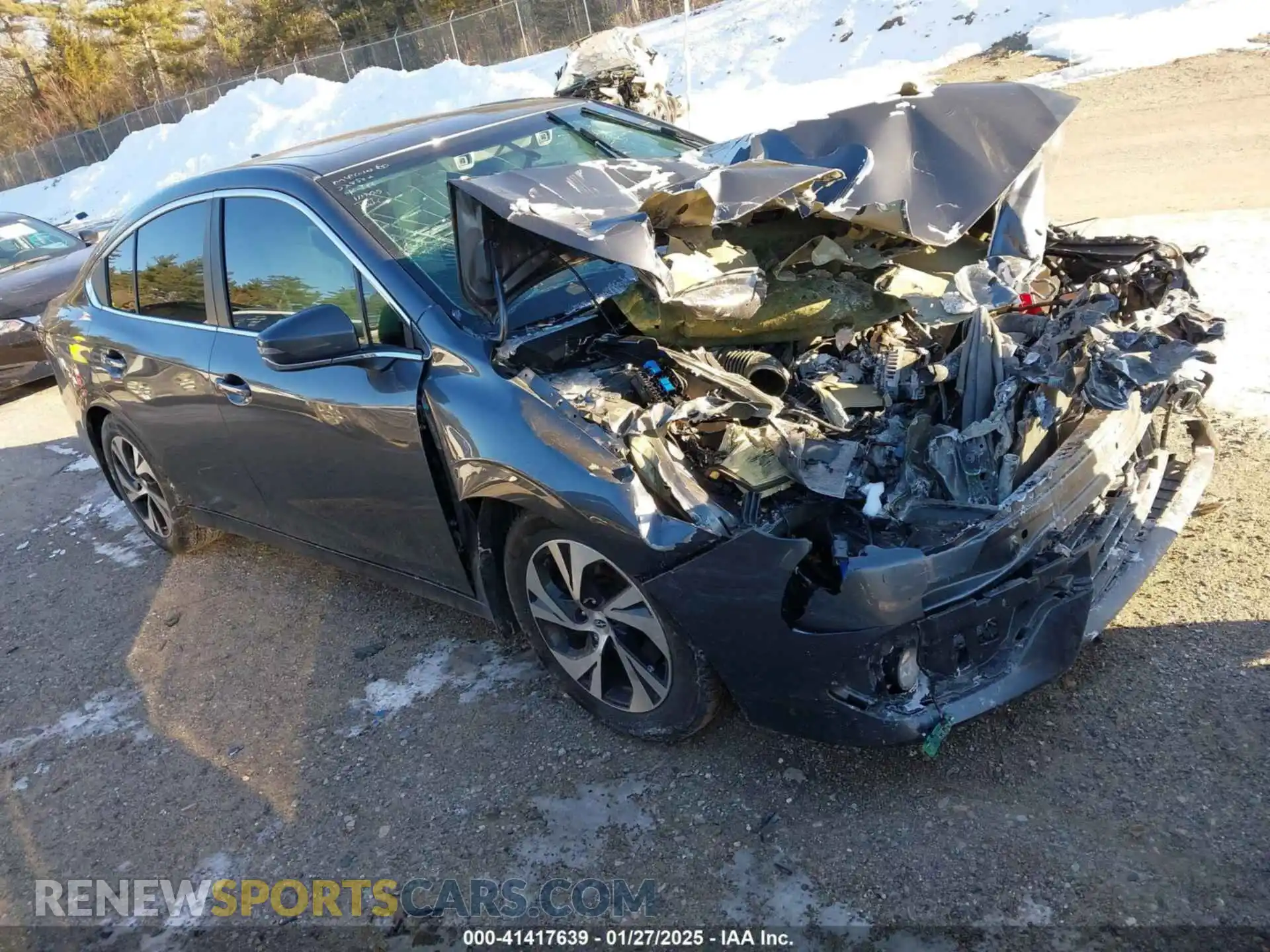 1 Photograph of a damaged car 4S3BWAF64M3012648 SUBARU LEGACY 2021