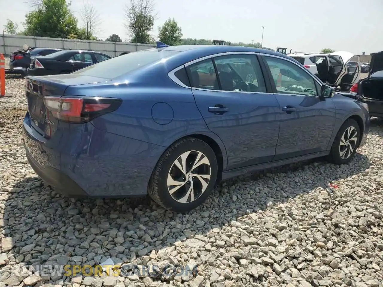 3 fotografías del automóvil dañado 4S3BWAF64M3014822 SUBARU LEGACY 2021