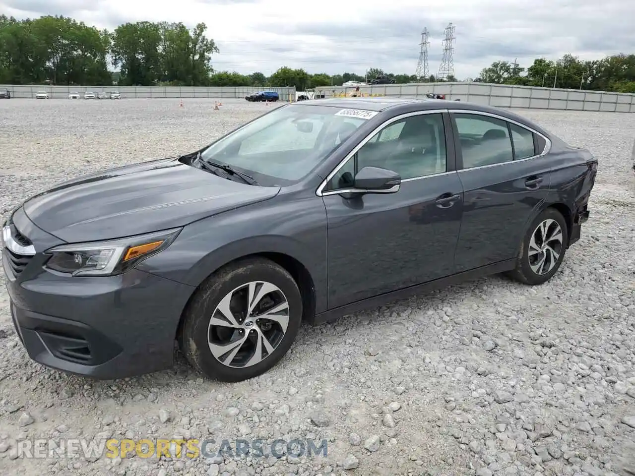 1 Photograph of a damaged car 4S3BWAF65M3013680 SUBARU LEGACY 2021