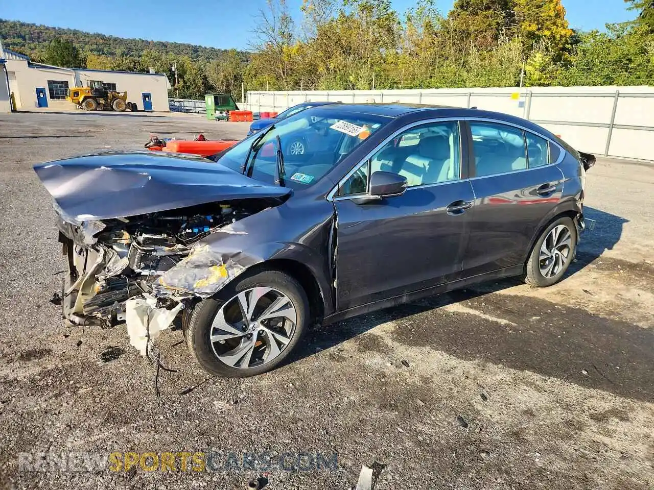 1 Photograph of a damaged car 4S3BWAF66M3002929 SUBARU LEGACY 2021