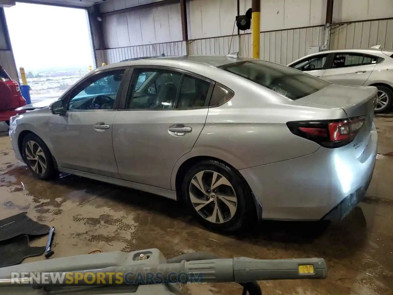2 fotografías del automóvil dañado 4S3BWAF67M3020520 SUBARU LEGACY 2021