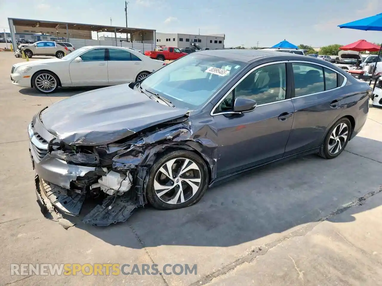 1 fotografías del automóvil dañado 4S3BWAF69M3013844 SUBARU LEGACY 2021