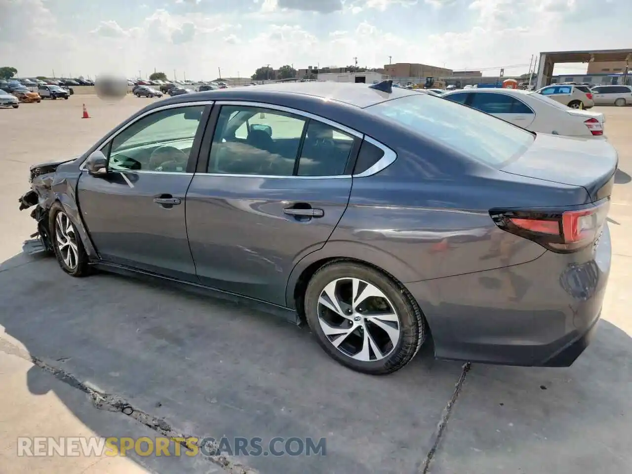 2 fotografías del automóvil dañado 4S3BWAF69M3013844 SUBARU LEGACY 2021